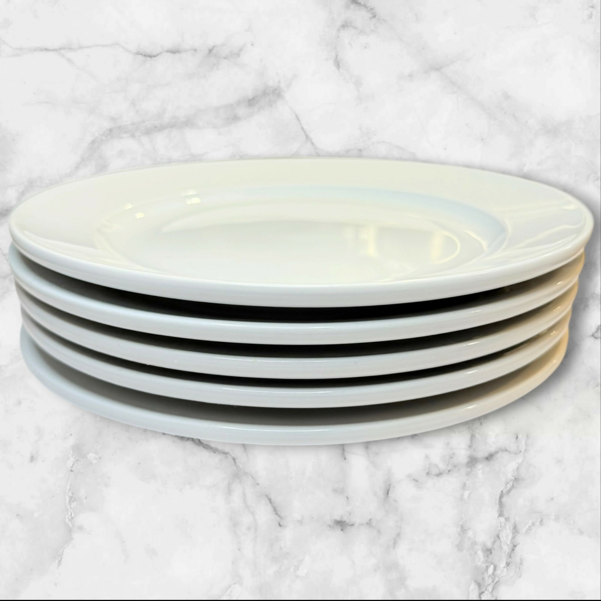 Williams Sonoma Everyday White Dinner Plates | Set of 5 | Great Condition