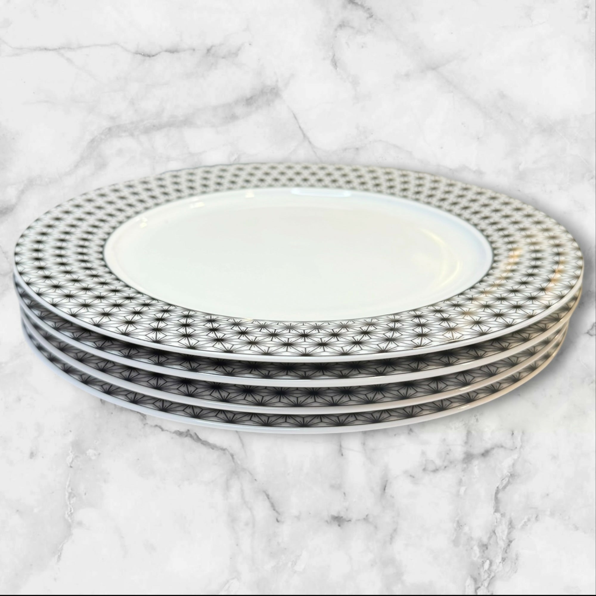 Spode Home Retrospect Dinner Plates | Set of 4 | Excellent Condition