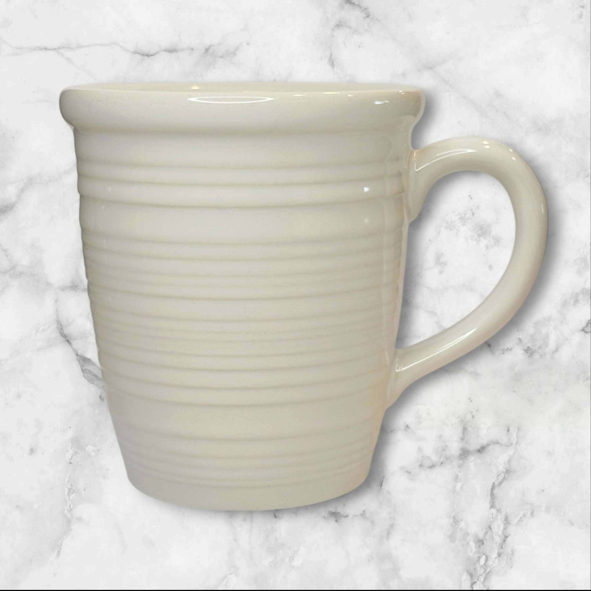 Crate & Barrel Farmhouse Collection Coffee Mugs | Set of 2 | Excellent Condition
