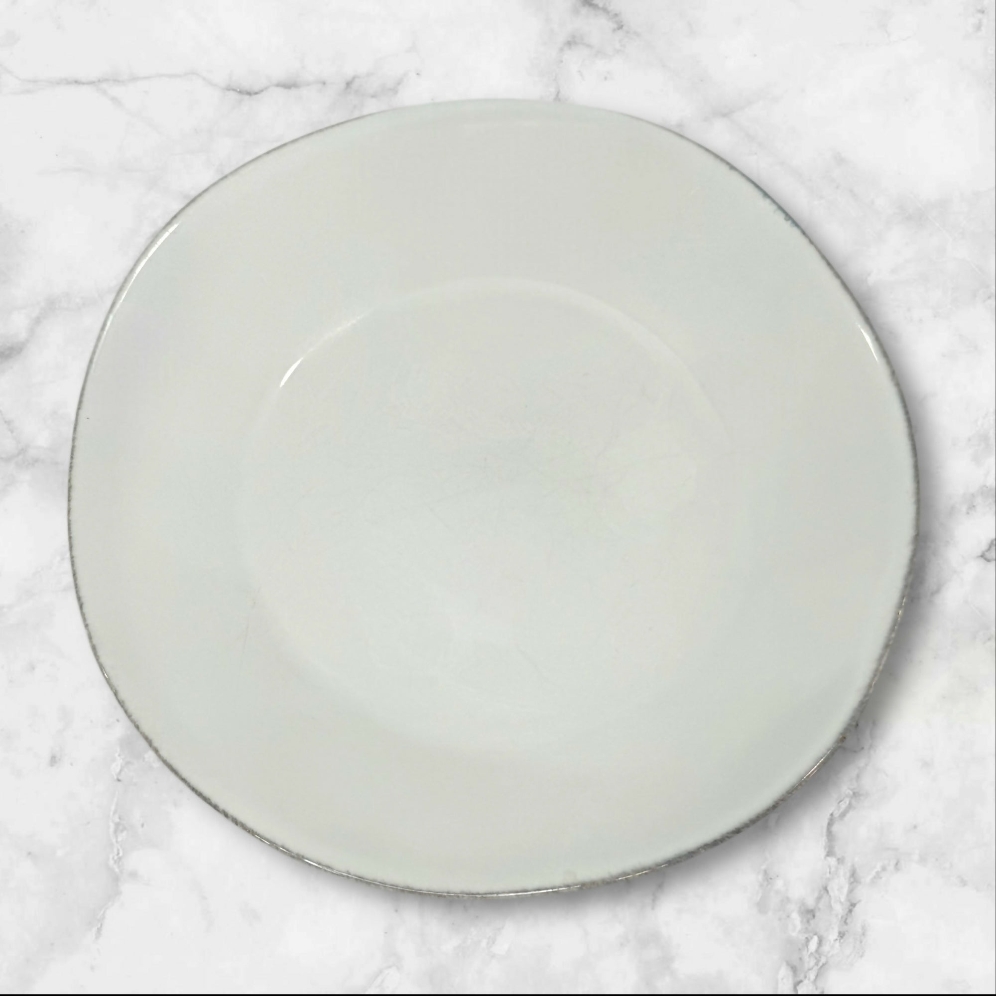 Crate & Barrel Marin White Dinnerware Set | 8pc | Portugal | Great Condition