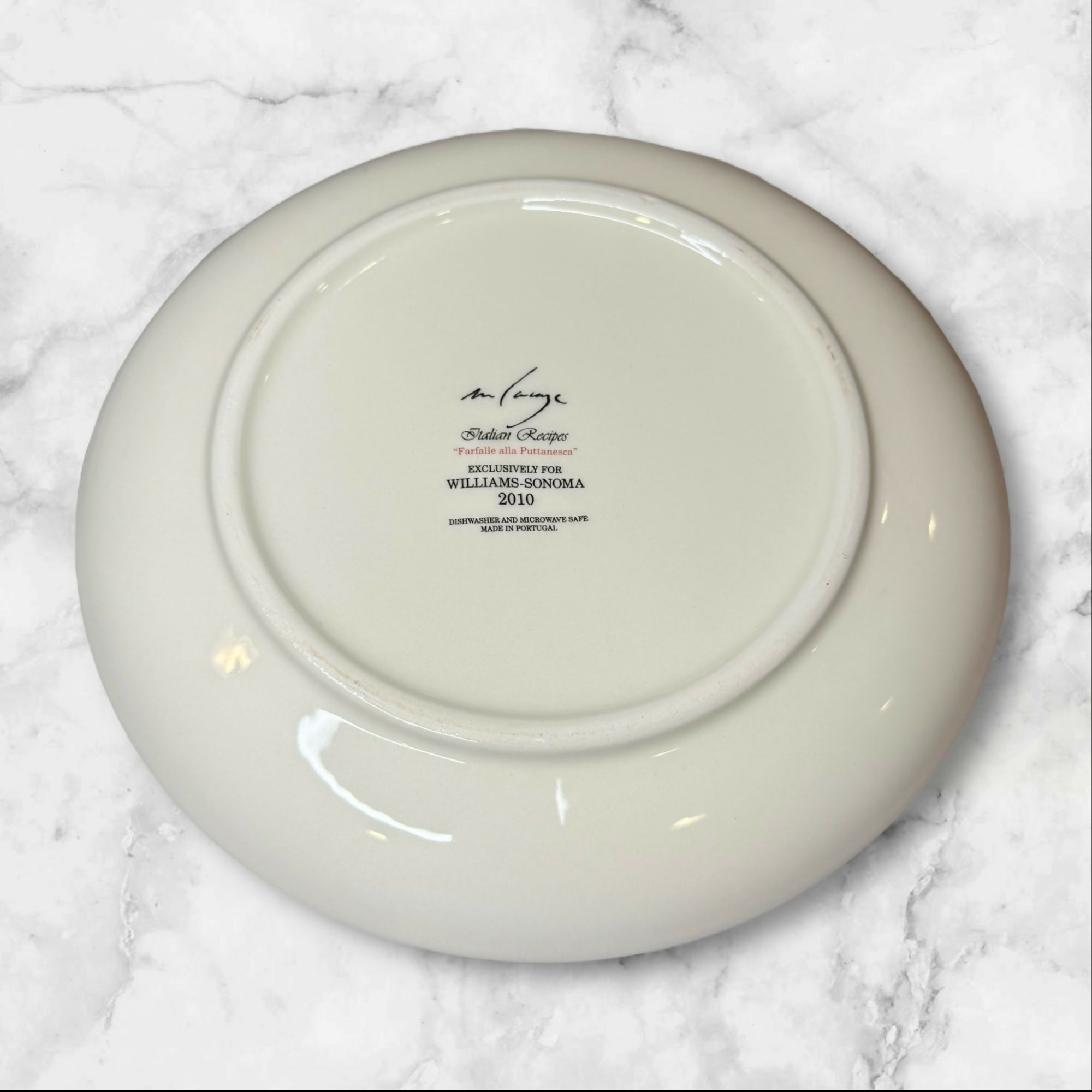 Williams-Sonoma Italian Recipe Plates  3