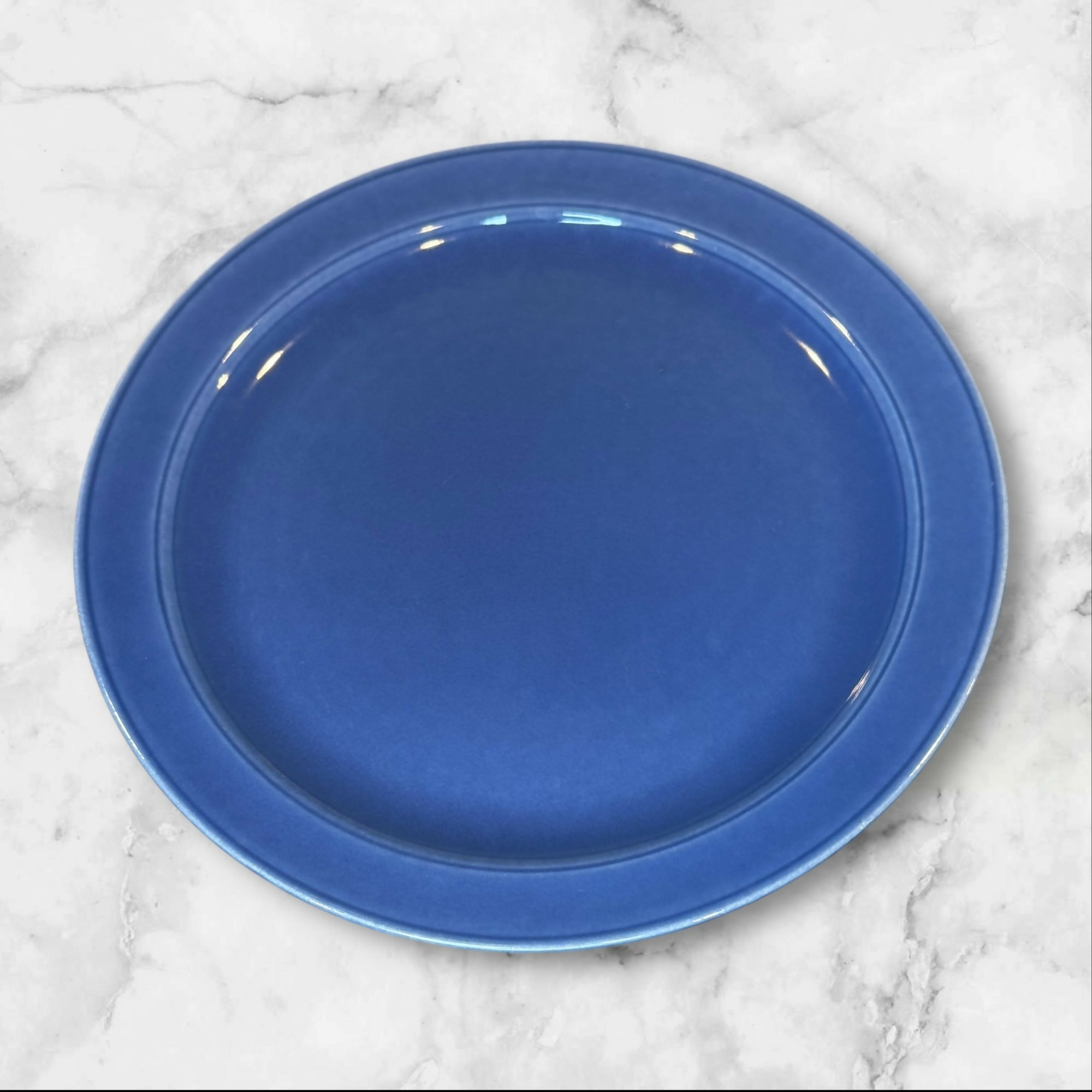 Metlox Poppytrail Vernon Early California Cobalt Blue Plates | Set of 4 | Great Condition