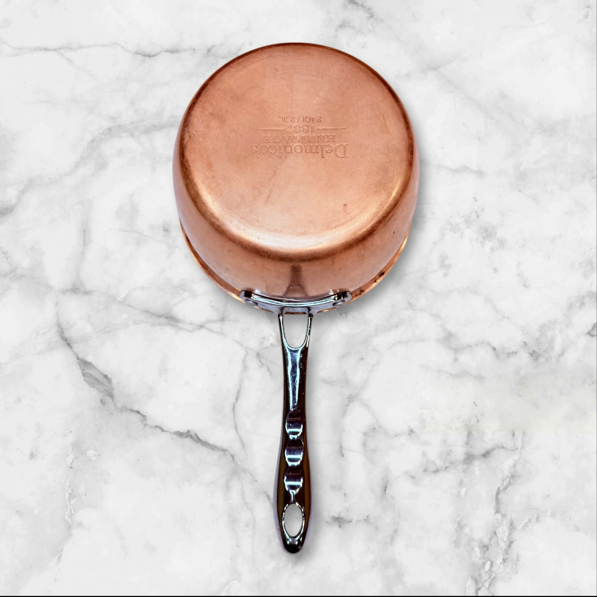 Delmonico’s Heritage 1831 Copper Saucepan 2.4 Qt | Great Condition