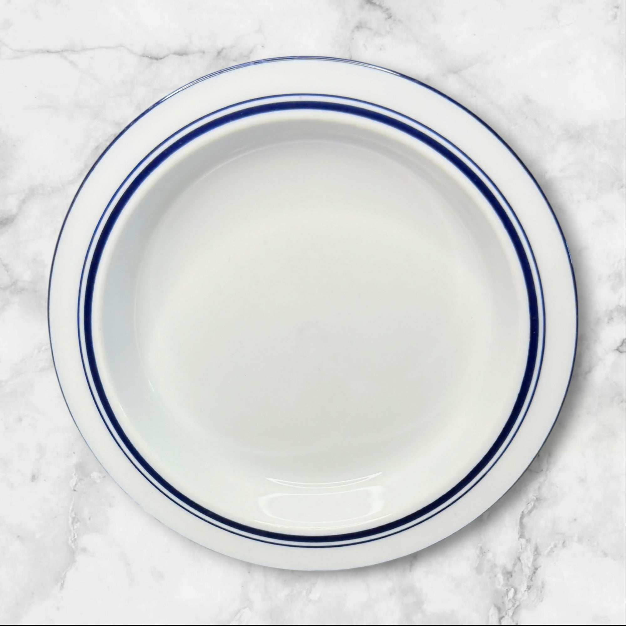 Dansk Christianshavn Portugal Blue Rim Soup Bowls Set of 4 | GUC