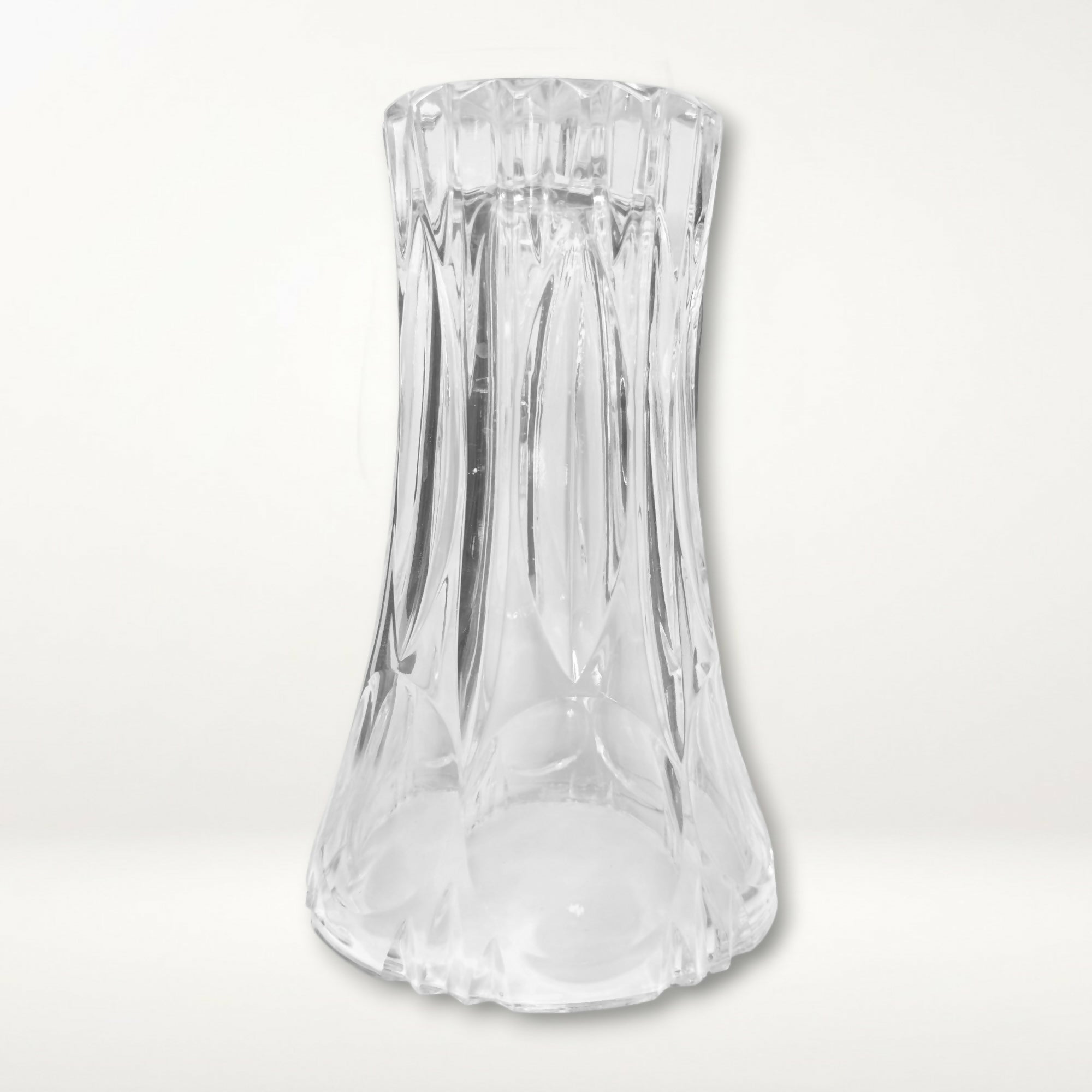 Crystal Cut Glass Flared Vase | 7.125 Inch | Gently Used