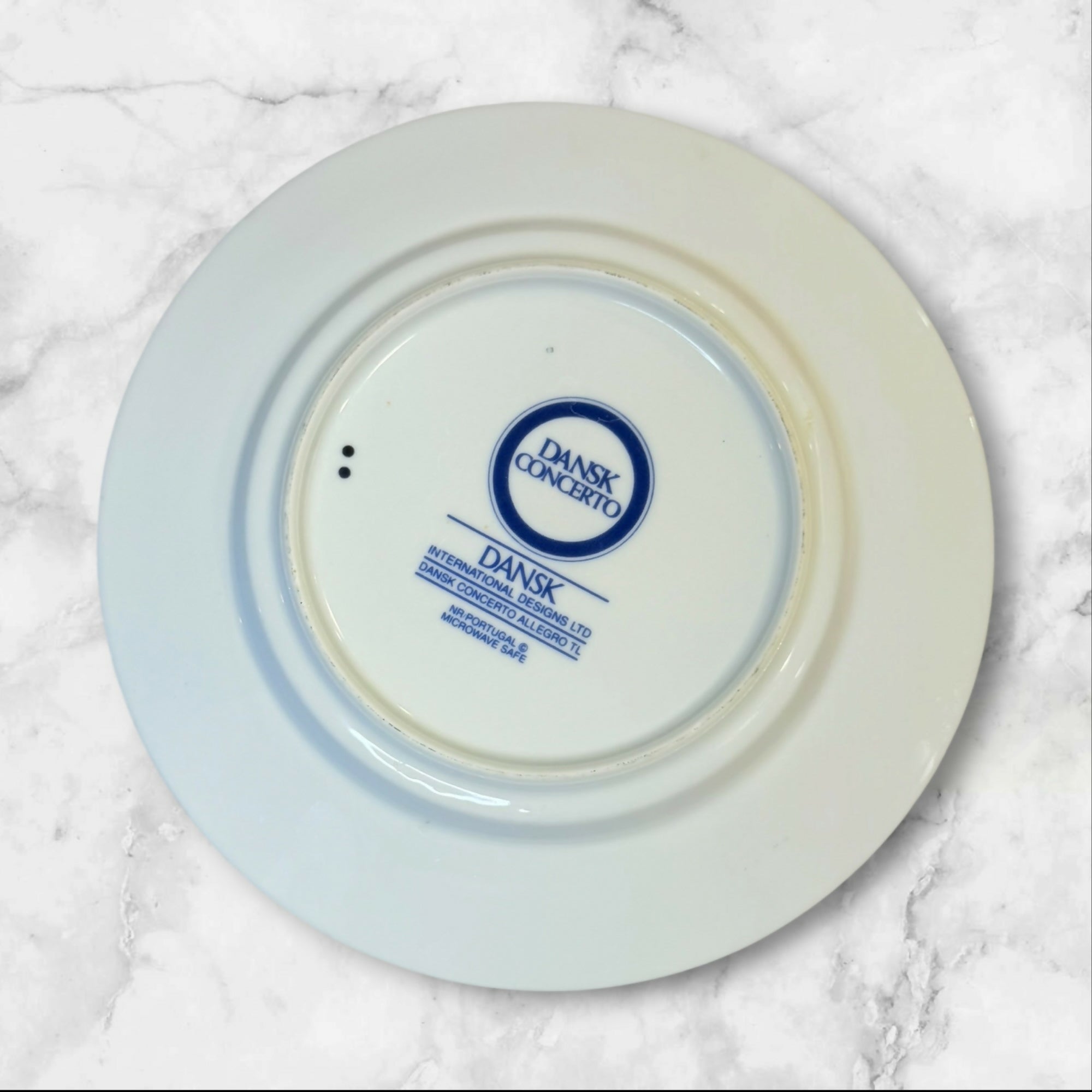 Dansk Allegro Blue Bread & Butter Plates | Set of 2 | Excellent Condition