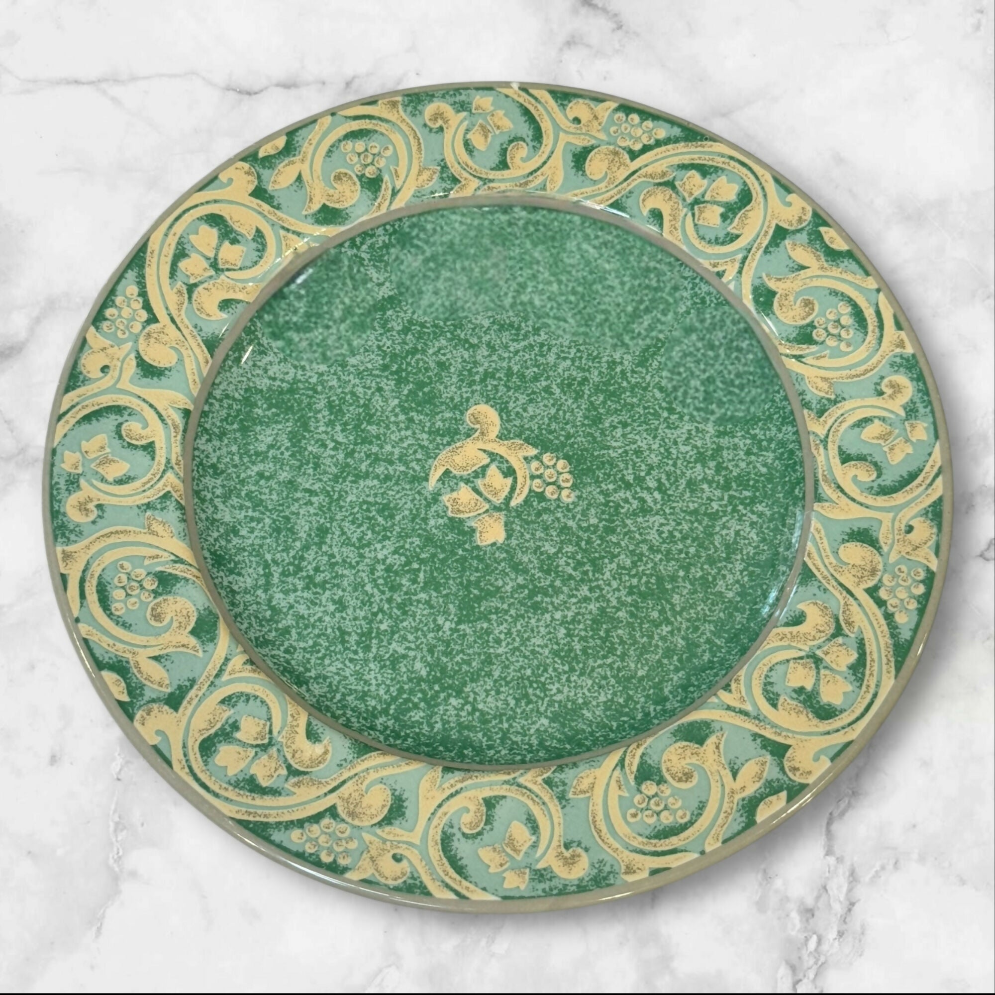 BHS Valencia Green Salad Plates | Set of 4 | Excellent Condition