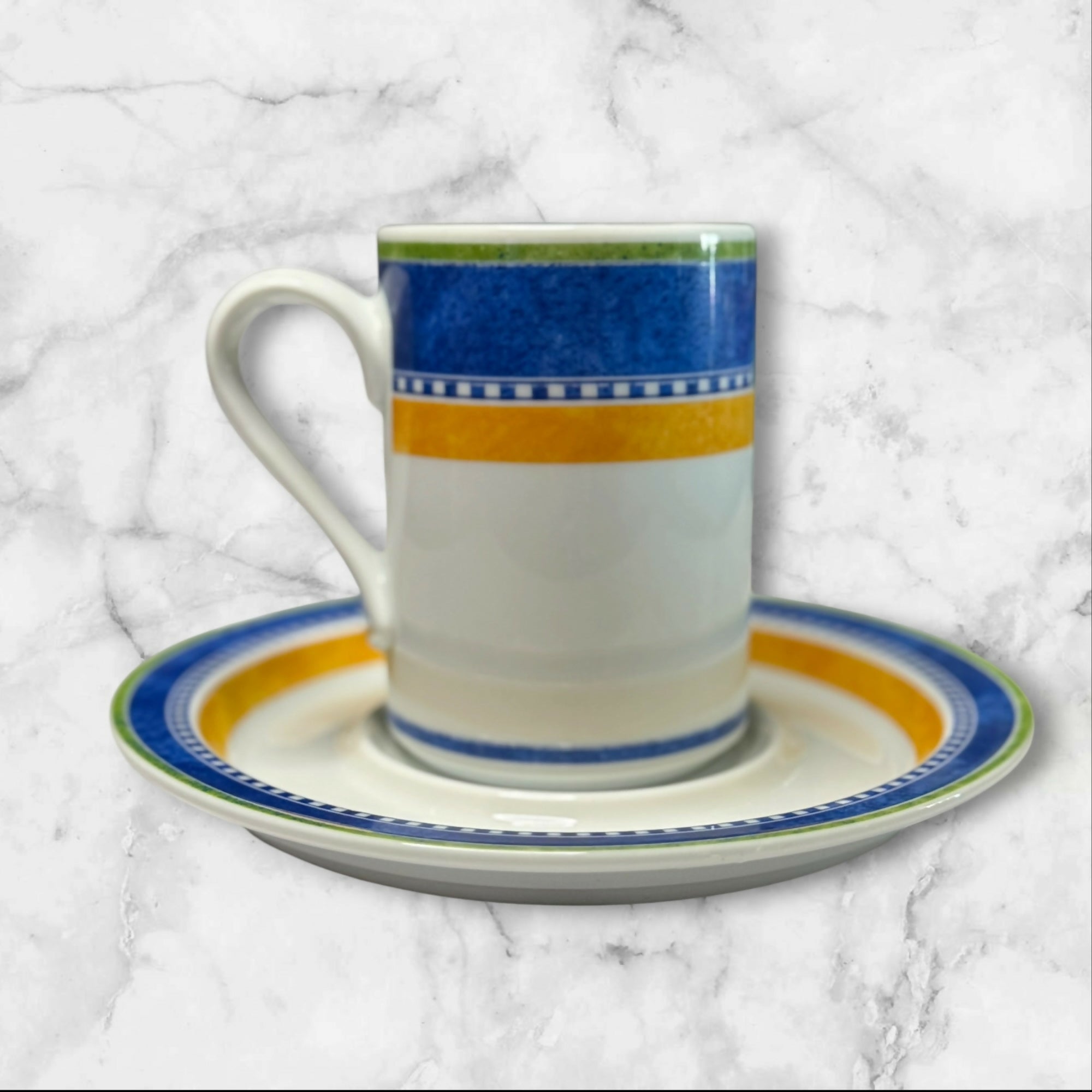 Dansk Kobenhavn Coffee Mugs & Saucers | Set of 2 | Excellent Condition