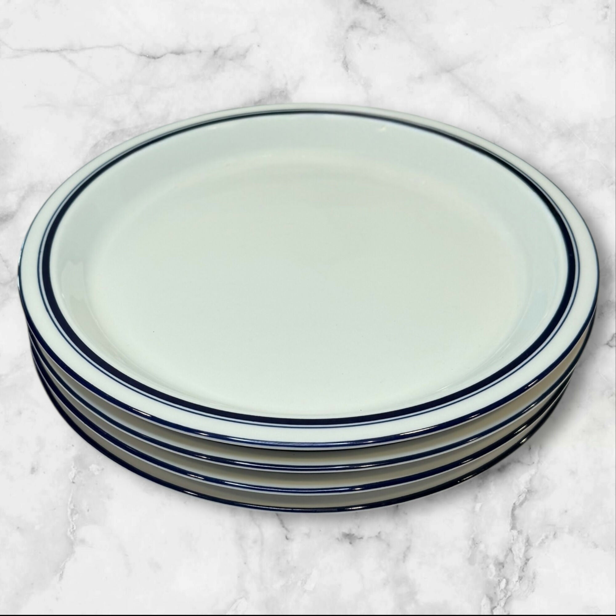 Dansk Christianshavn Blue Dinner Plates Portugal | Set of 4 | Excellent