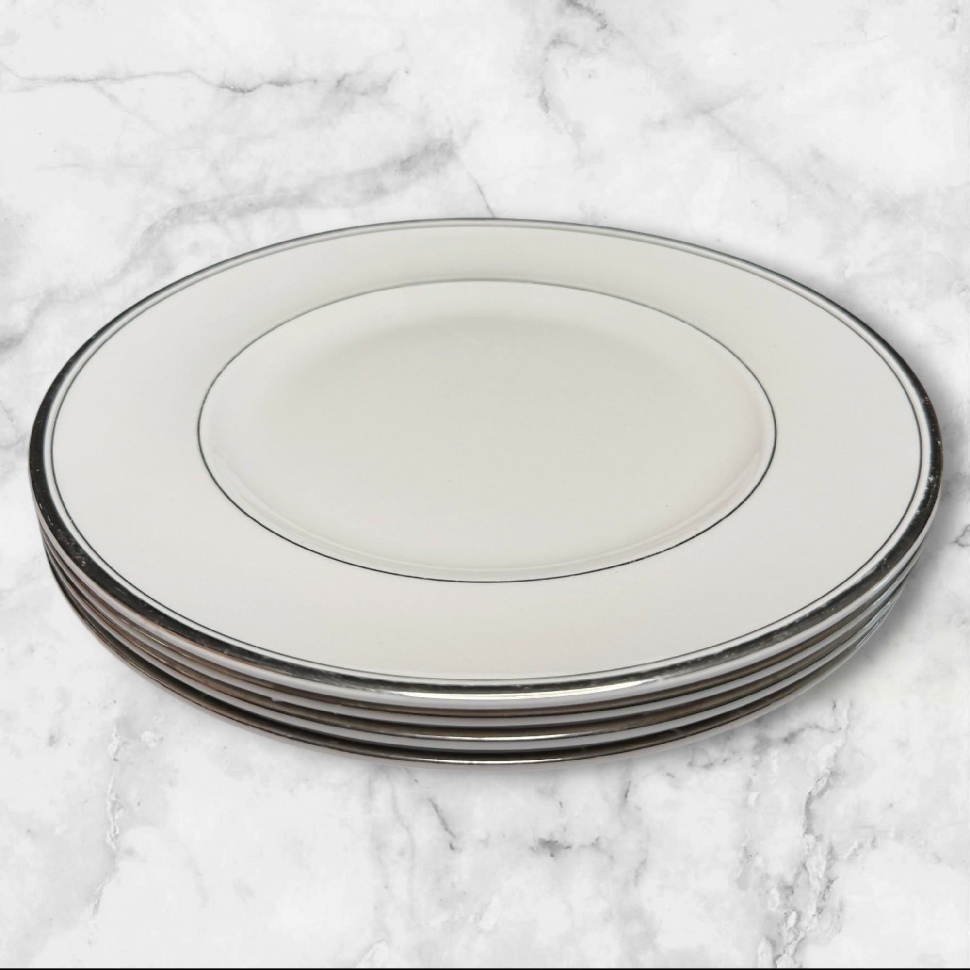 Royal Doulton Oxford New Romance Dinner Plates | Set of 4 | Good Condition