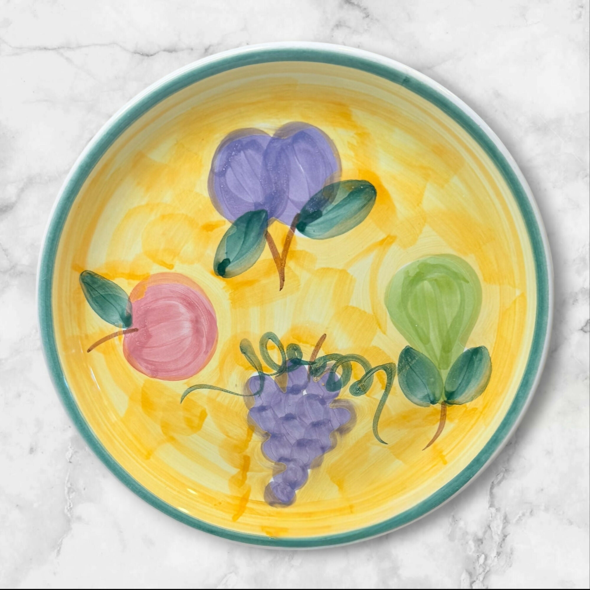 Caleca Frutta Italian Dinner & Salad Plates | Set of 8 | Great Condition