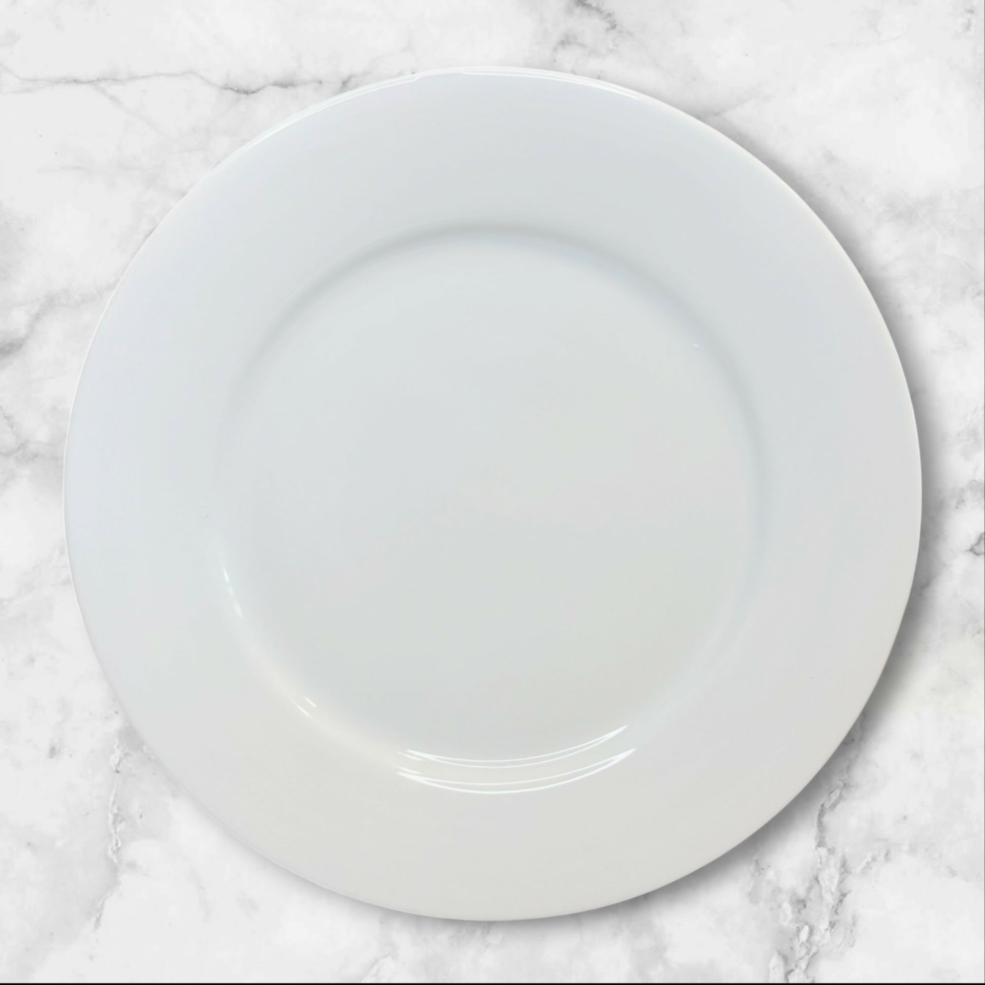 Crate & Barrel All White Dinner Plates | Set of 5 | Great Condition