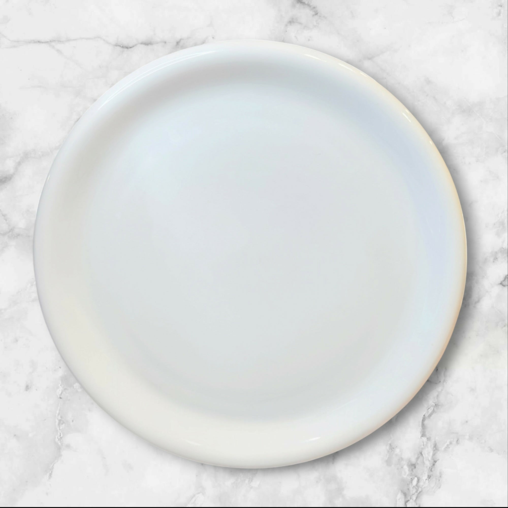 IKEA Rondo White Dinner Plates Set of 4 Vintage Made in Portugal