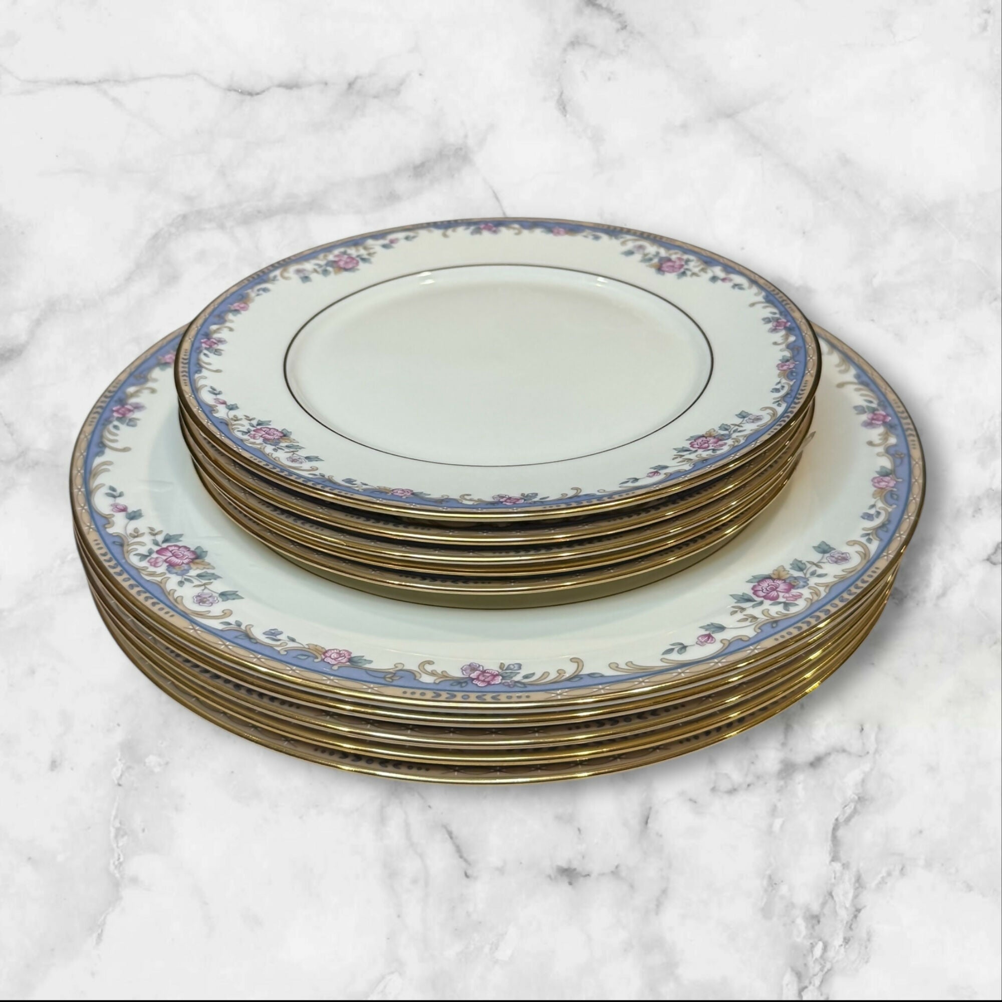 Lenox Southern Vista Dinner & Salad Plates | Set of 10 | Excellent Condition