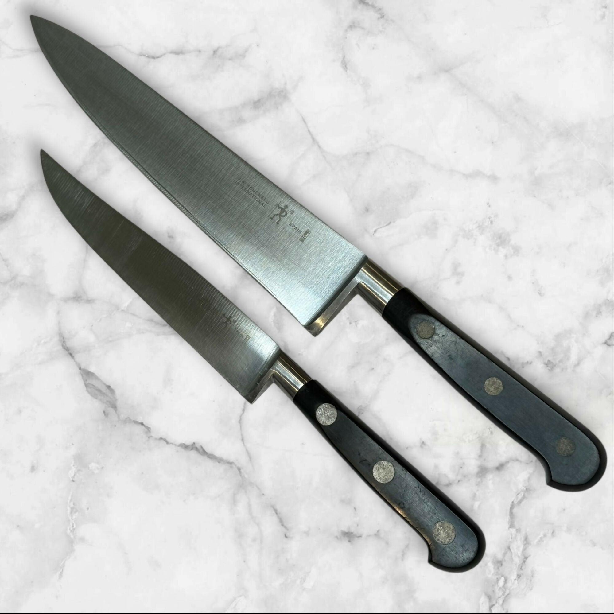 Henckels International Knife Set | 8in Chef & 6in Utility | Excellent Condition