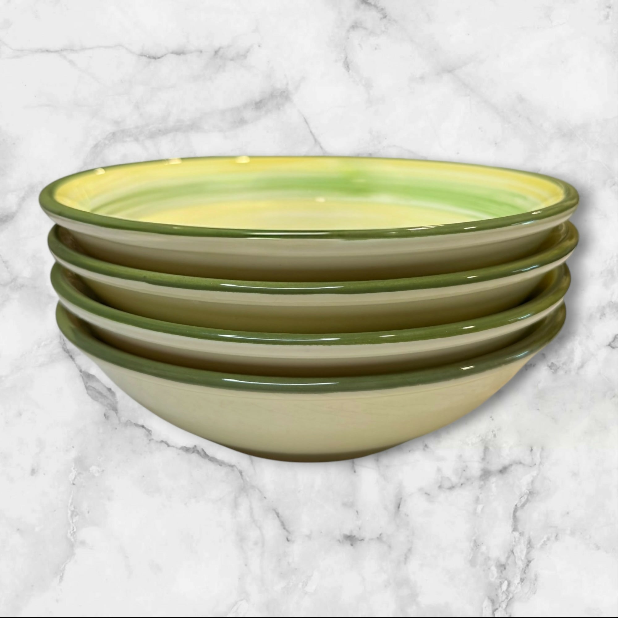 Villa Romana Villa Romana VR5 Pasta Bowls | Set of 4 | Italian Herb Collection