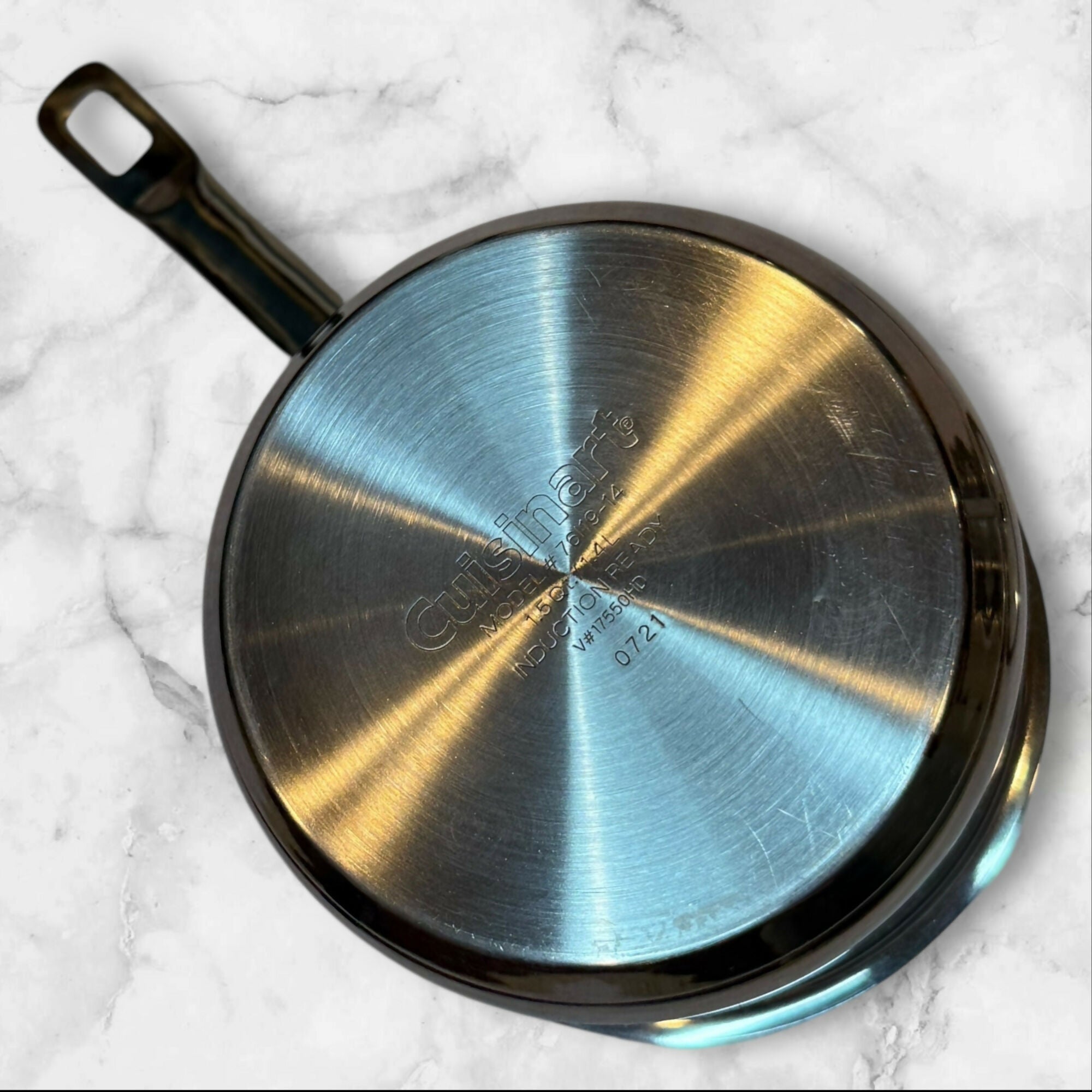 Cuisinart Stainless Steel Saucepan 1.5 Qt with Lid | Gently Used | Great Condition