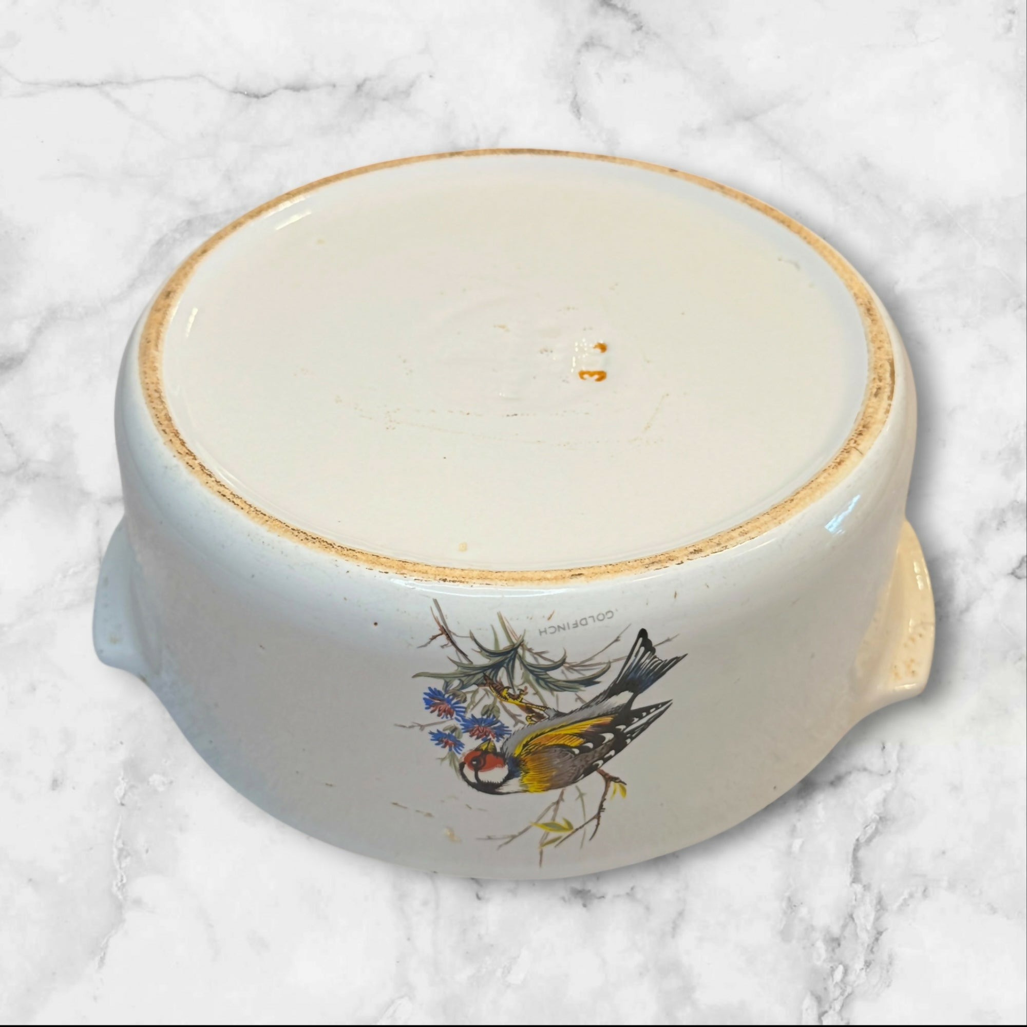 Pfaltzgraff Vintage Songbirds Casserole Baking Dish | Rare | Good Condition