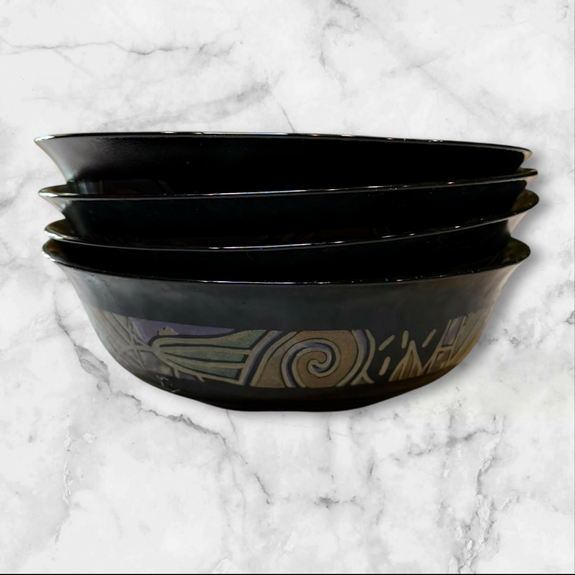 Arcoroc Tampico Coupe Cereal Bowls Set of 4 | Excellent Condition