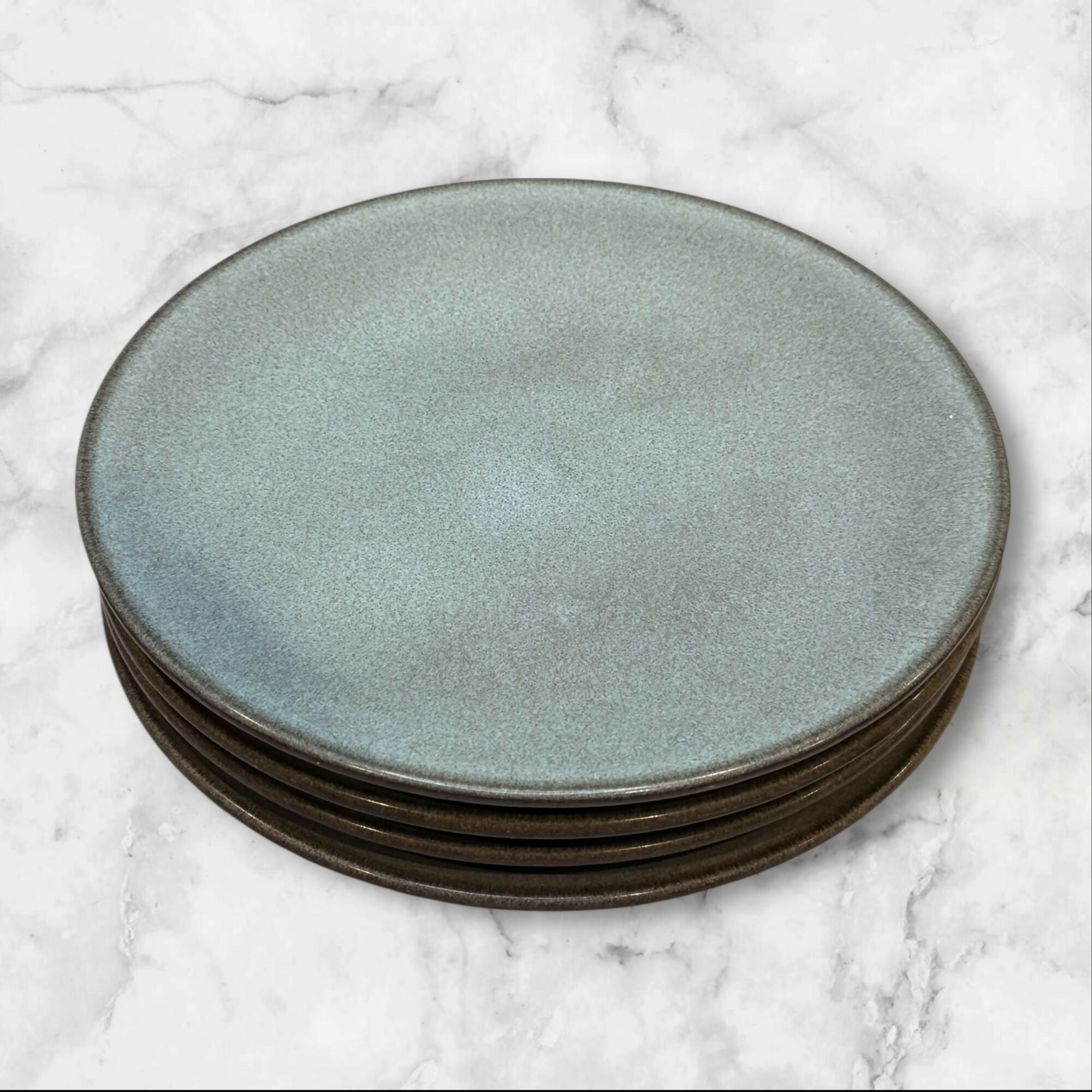 Jars France Tourron Gris Ecorce Dinner Plates | Set of 4 | Great Condition