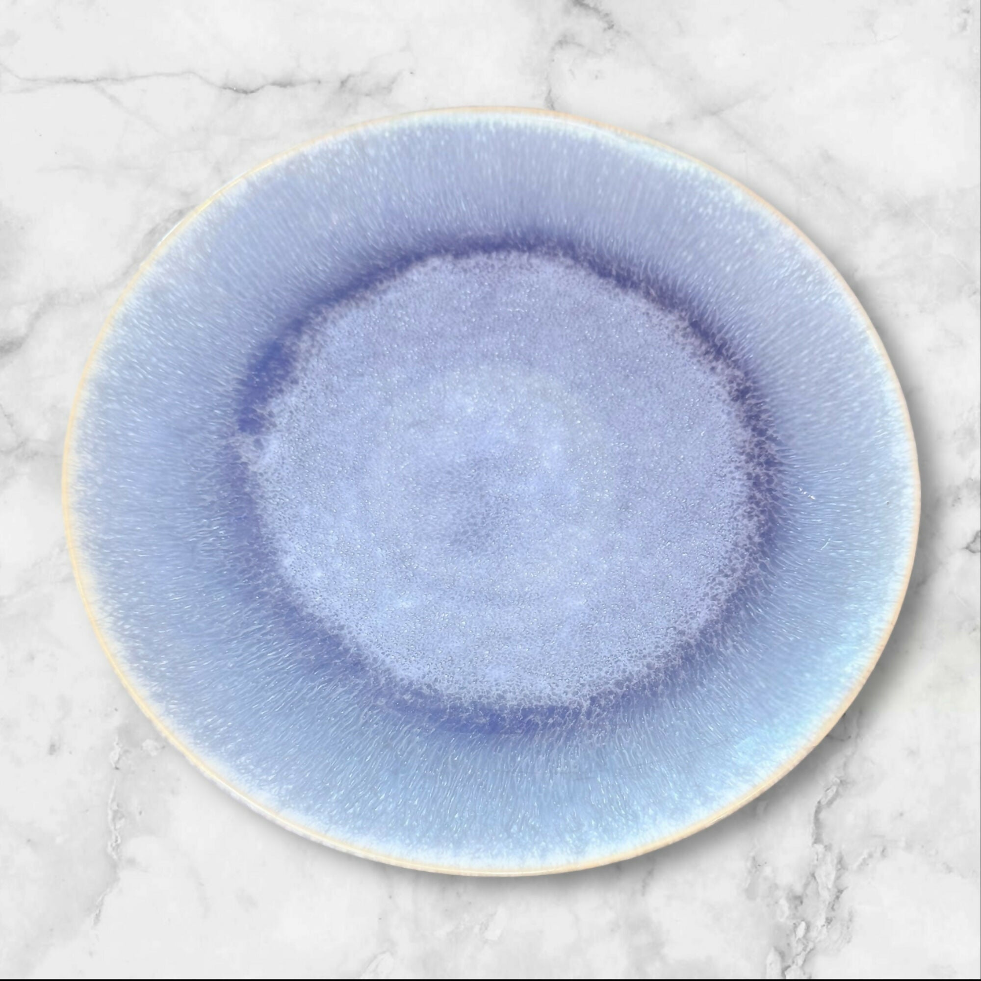 Crate & Barrel Caspian Blue Dinner Plates | Set of 5 | Excellent