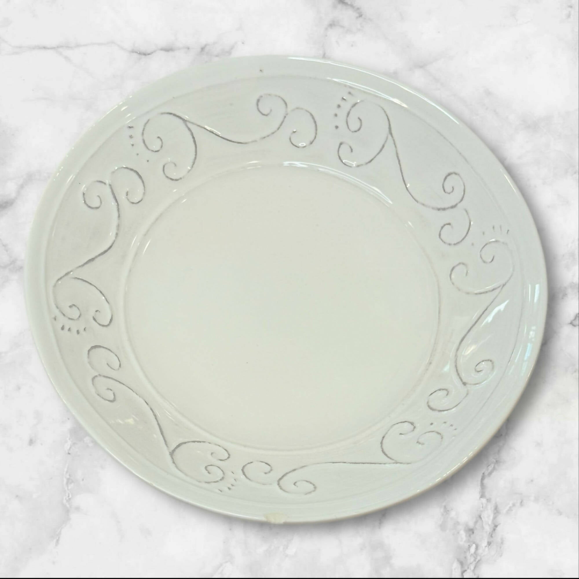 Sweet Ceramics White Soup Cereal Bowls Italian Ceramic | Set of 5 | Excellent