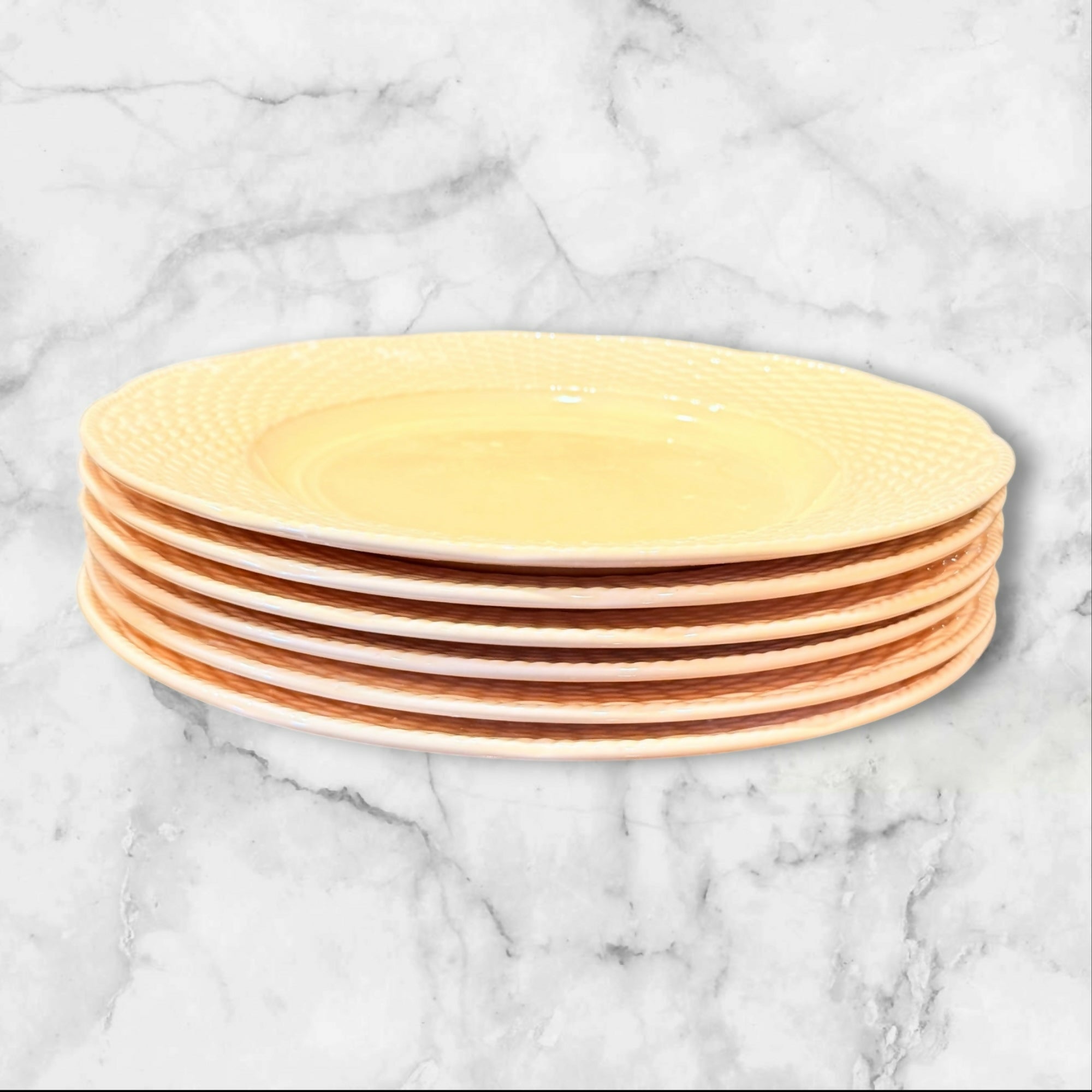 Mikasa Country Manor Saffron Dinner Plates | Set of 6 | Good Used Condition