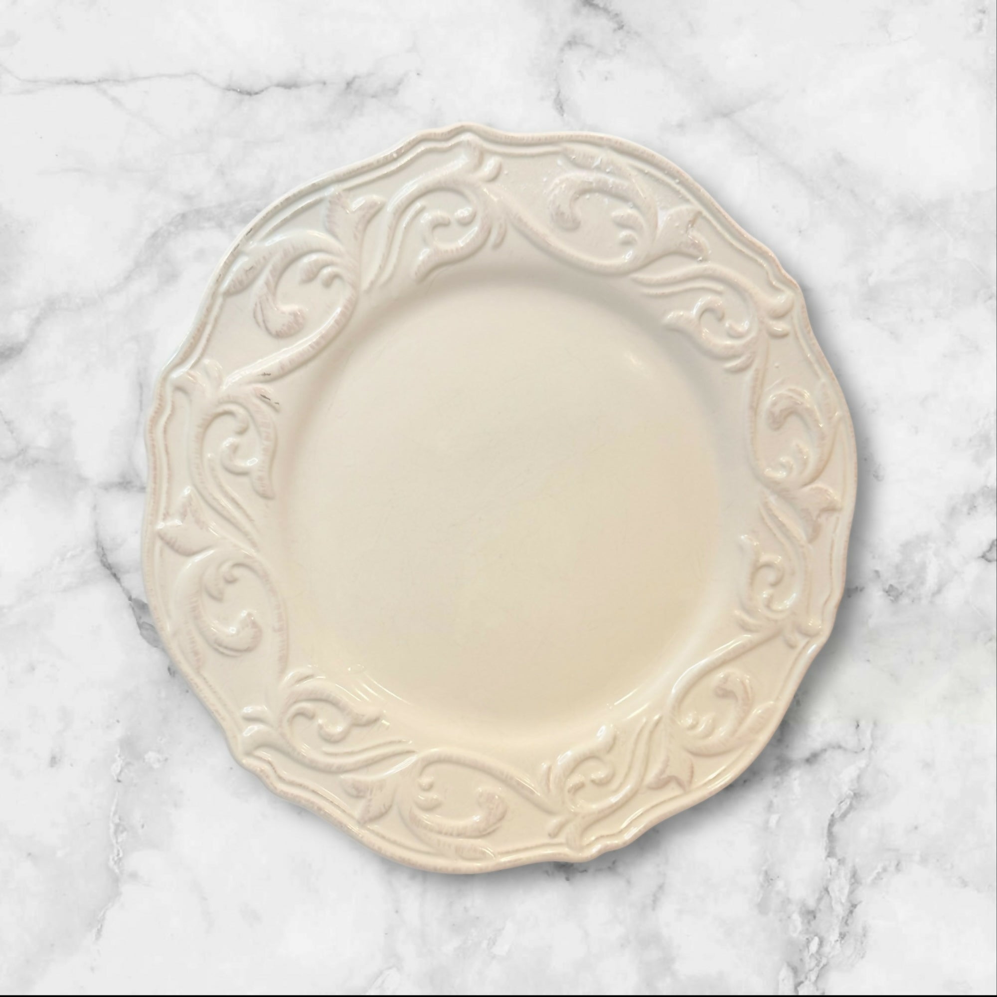 JCPenney Corvella Ivory Dinner Plates Set of 6 | Great Condition