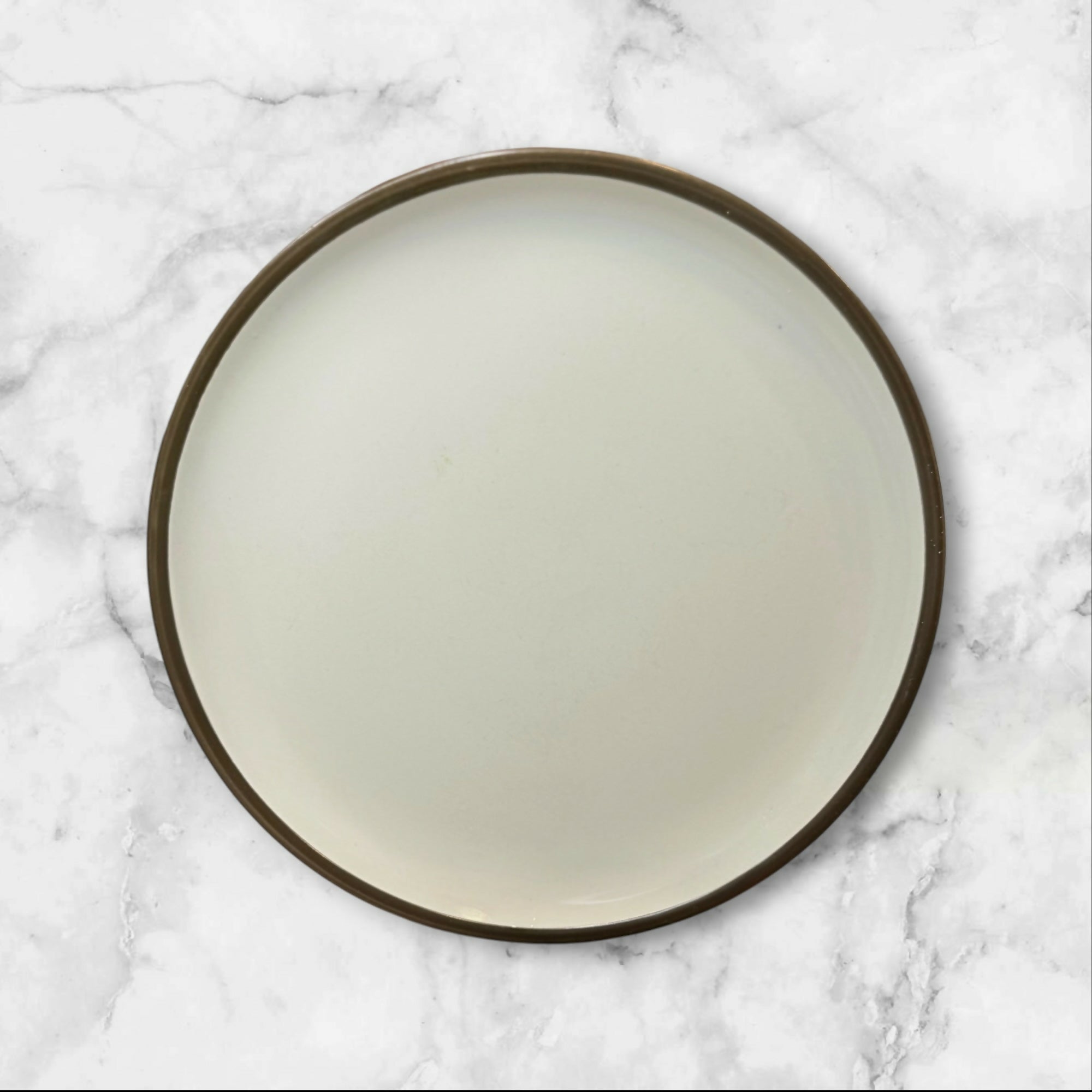 Denby-Langley Summit White Dinner Plates | Set of 4 | Great Condition