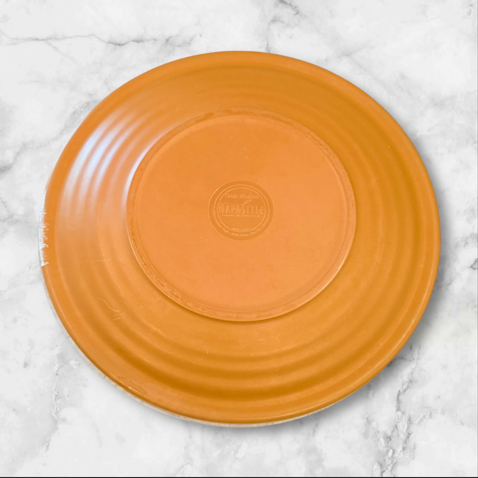 Napa Style Corte Madera Melamine Salad Plates | Set of 4 | Good Condition
