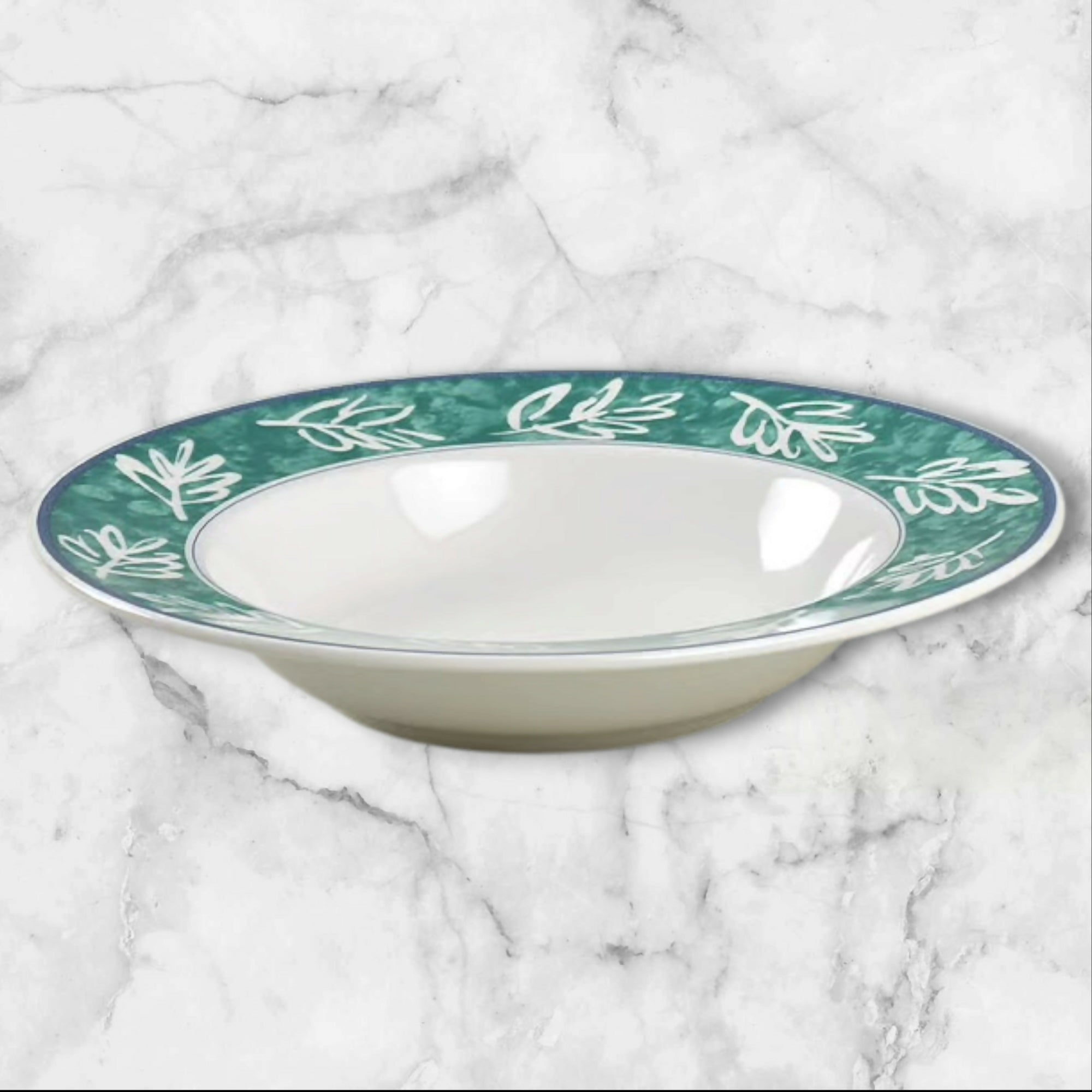Mikasa Leaf Song Rim Soup Bowls | Set of 4 | Gently Used