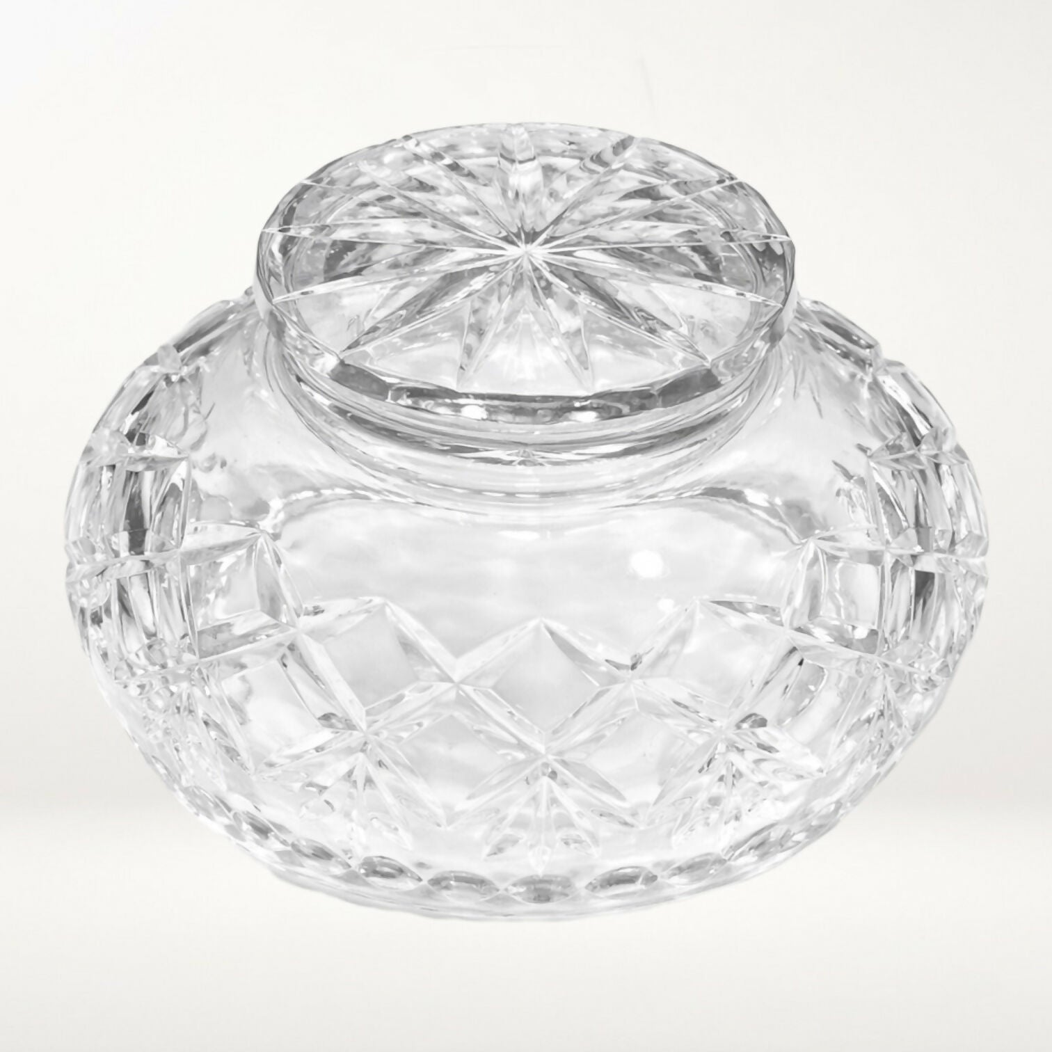 Ceska Tradition Crystal Footed Serving Bowl | 6” | Excellent Condition