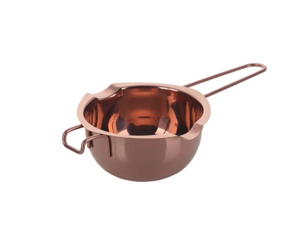 Anygleam Melting Pot 1Pc Rose gold Chocolate Melt Cookware Kitchen Heating Container Milk Bowl Baking Tool Kitchenware