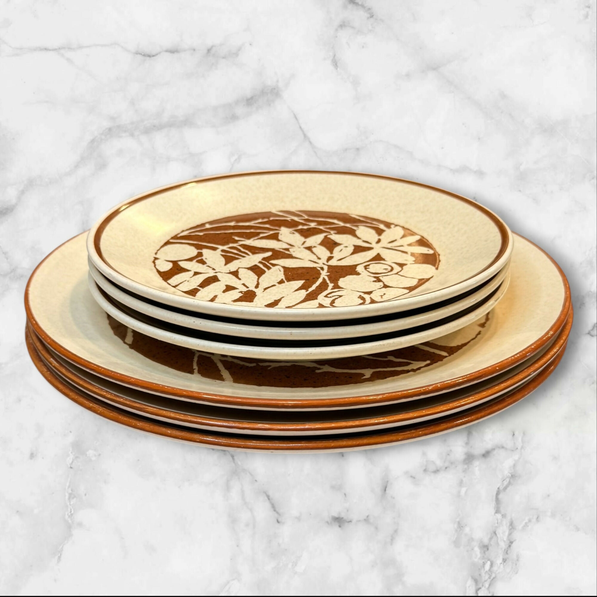 Lenox Temperware Woodspice Dinner & Salad Plates | Set of 6 | Vintage Used