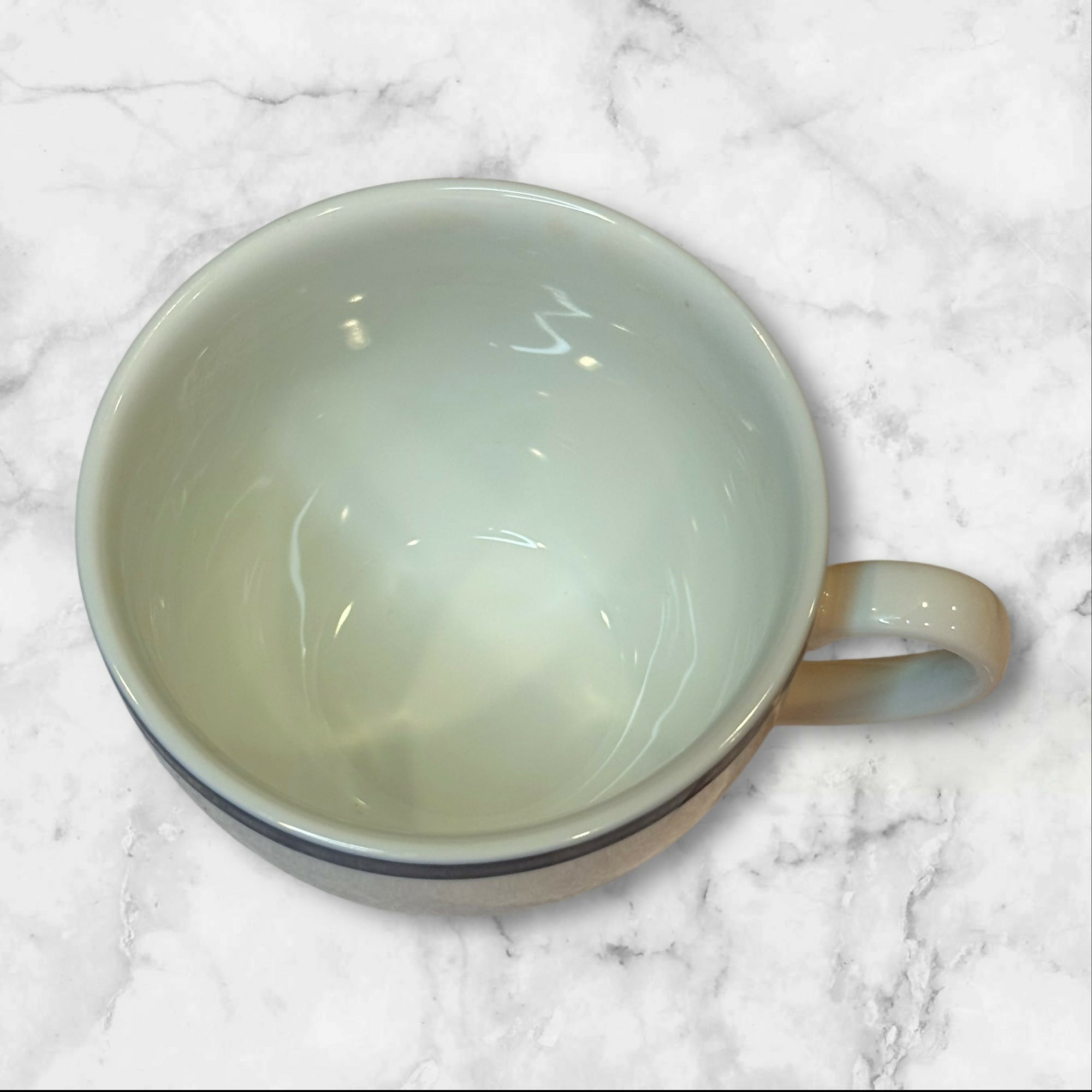 Williams Sonoma Brasserie Blue Cup & Saucer Sets | Set of 2 | Excellent