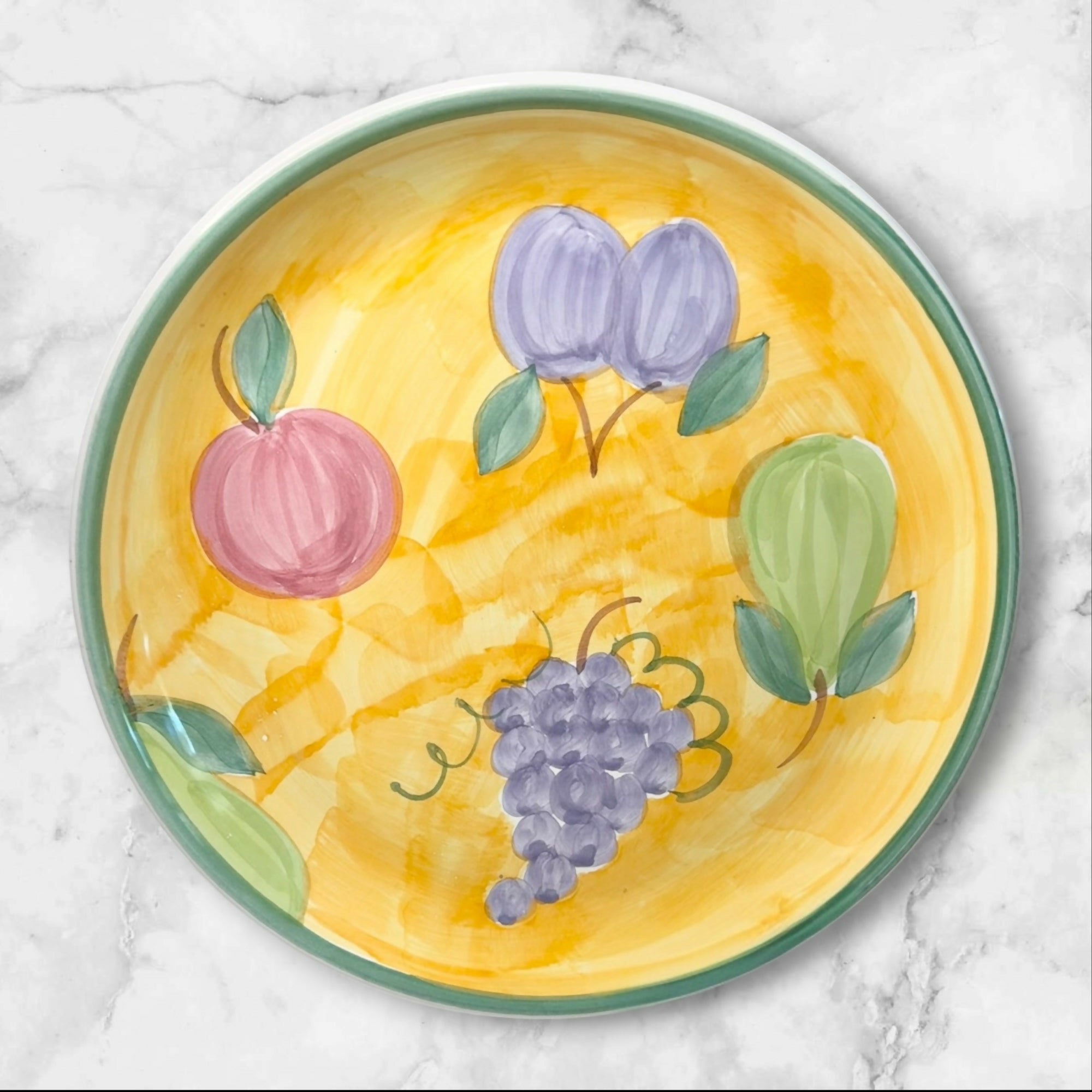 Caleca Frutta Italian Dinner & Salad Plates | Set of 8 | Great Condition