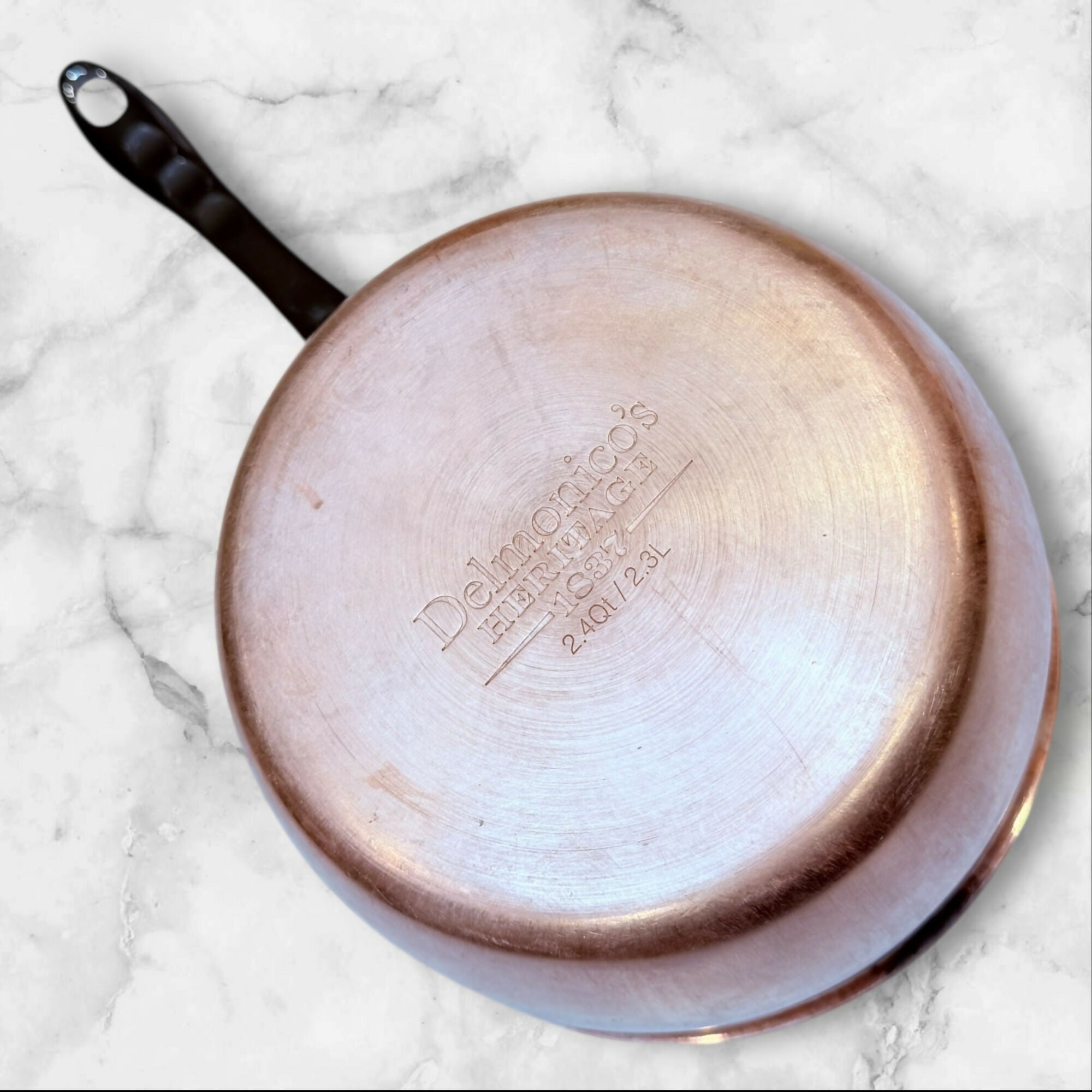 Delmonico’s Heritage 1831 Copper Saucepan 2.4 Qt | Great Condition