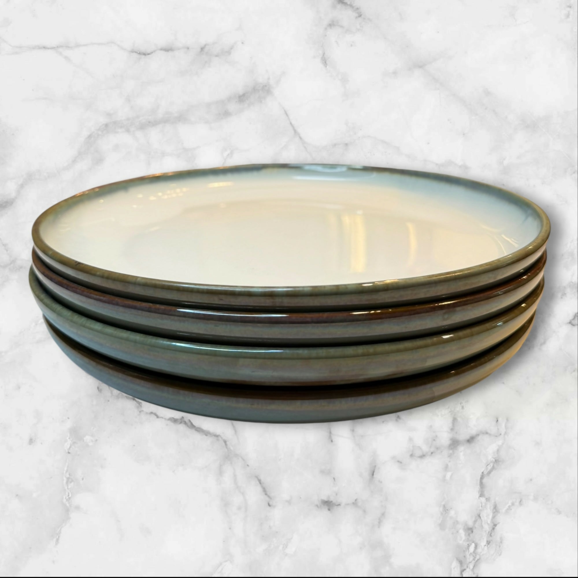 Sango Concepts Avocado Dinner Plates Set of 4 | Excellent Condition