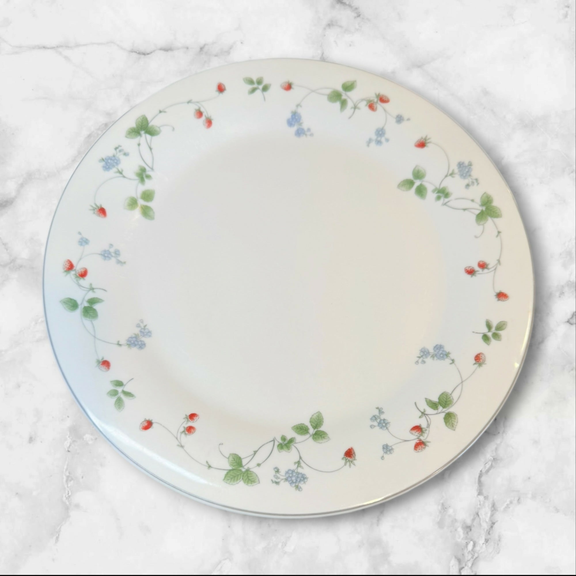 Royal Doulton Strawberry Fayre Pink Dinner Plates | Set of 4 | Excellent