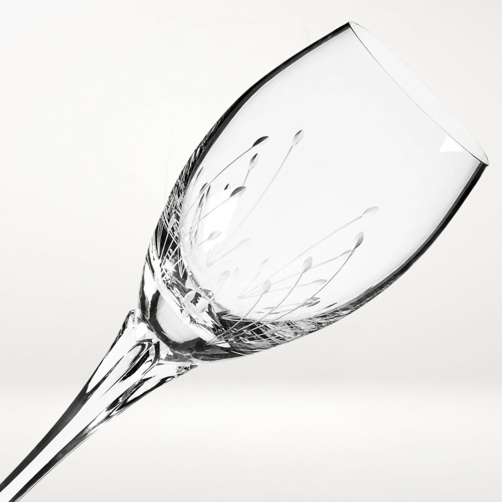 Gorham Crystal Jolie White Wine Glasses | Set of 3 | Elegant Stemware