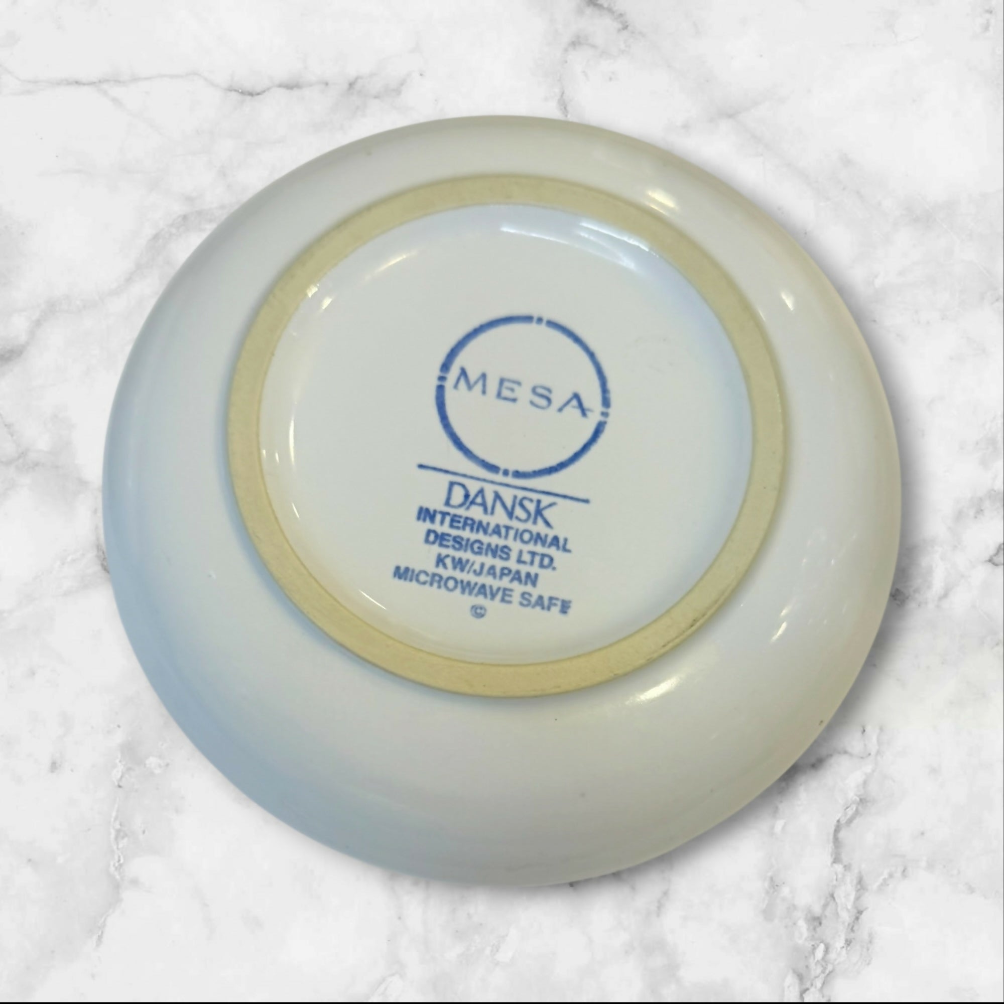 Dansk Mesa White Sand Coupe Soup Bowls Set of 4 | Mixed Origins | Used