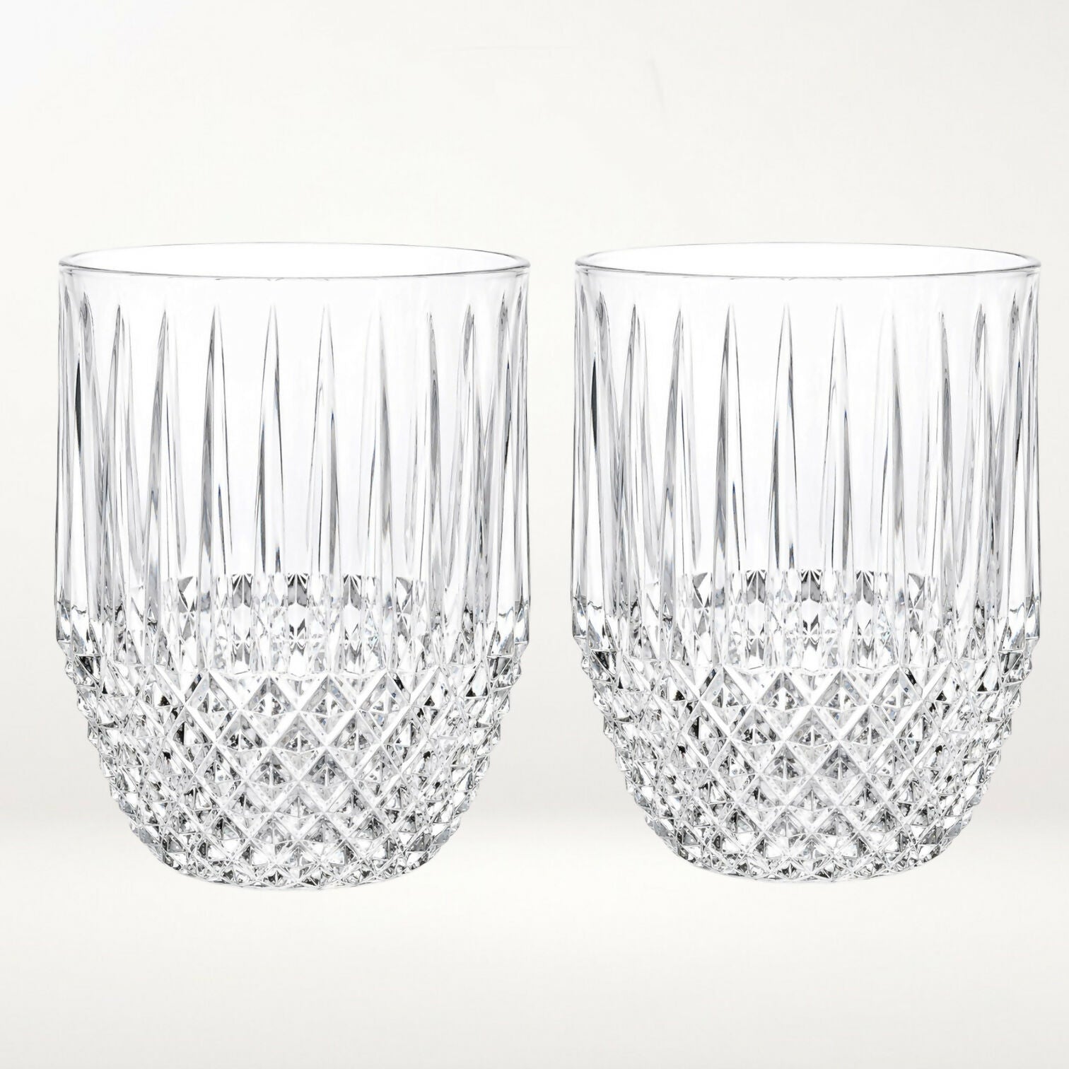 Fostoria Stratton Double Old Fashioned Glasses | Set of 4 | Excellent