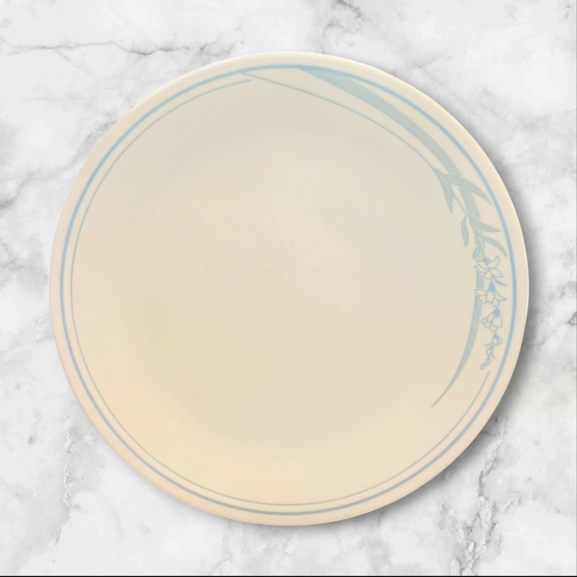 Corelle Blue Lily Dinner Plates | Set of 8 | Good Condition