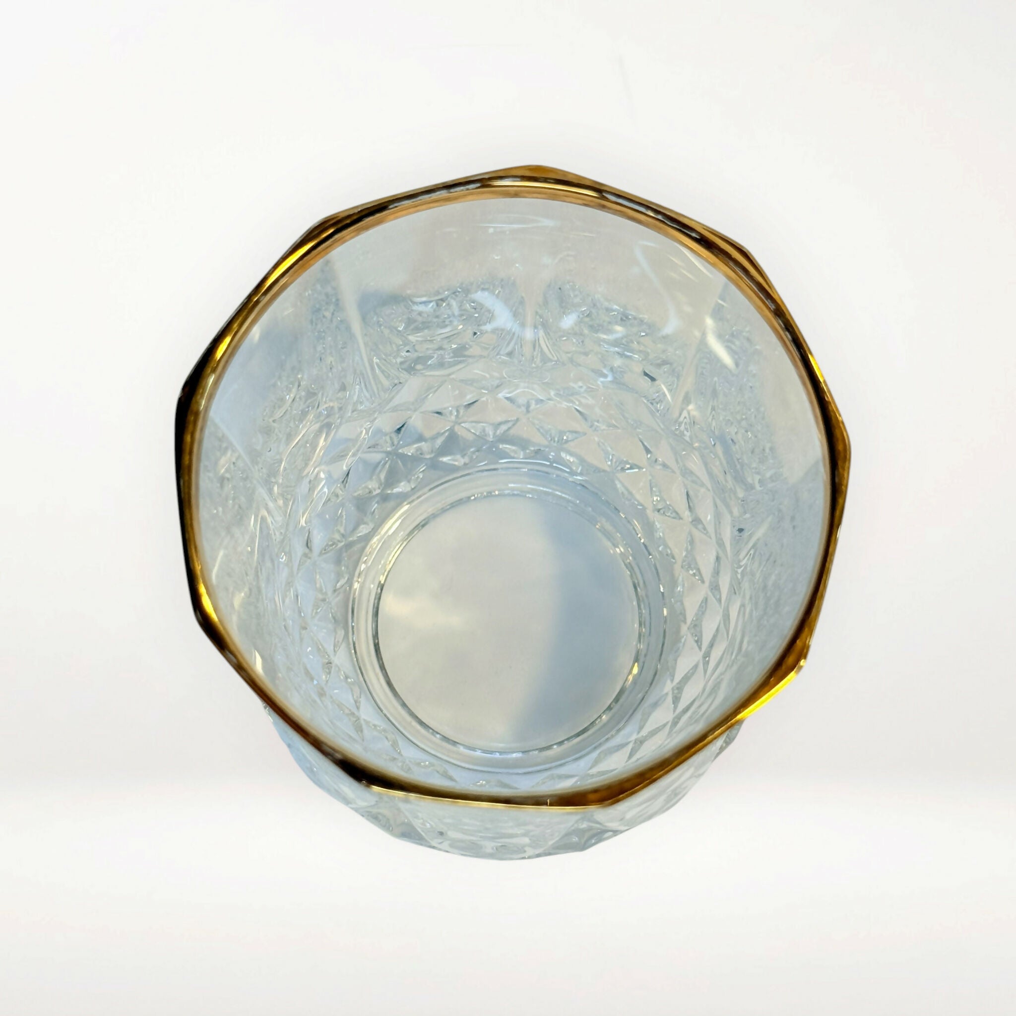 Cristal d’Arques Longchamp Gold Double Old Fashioned Glasses | Set of 4