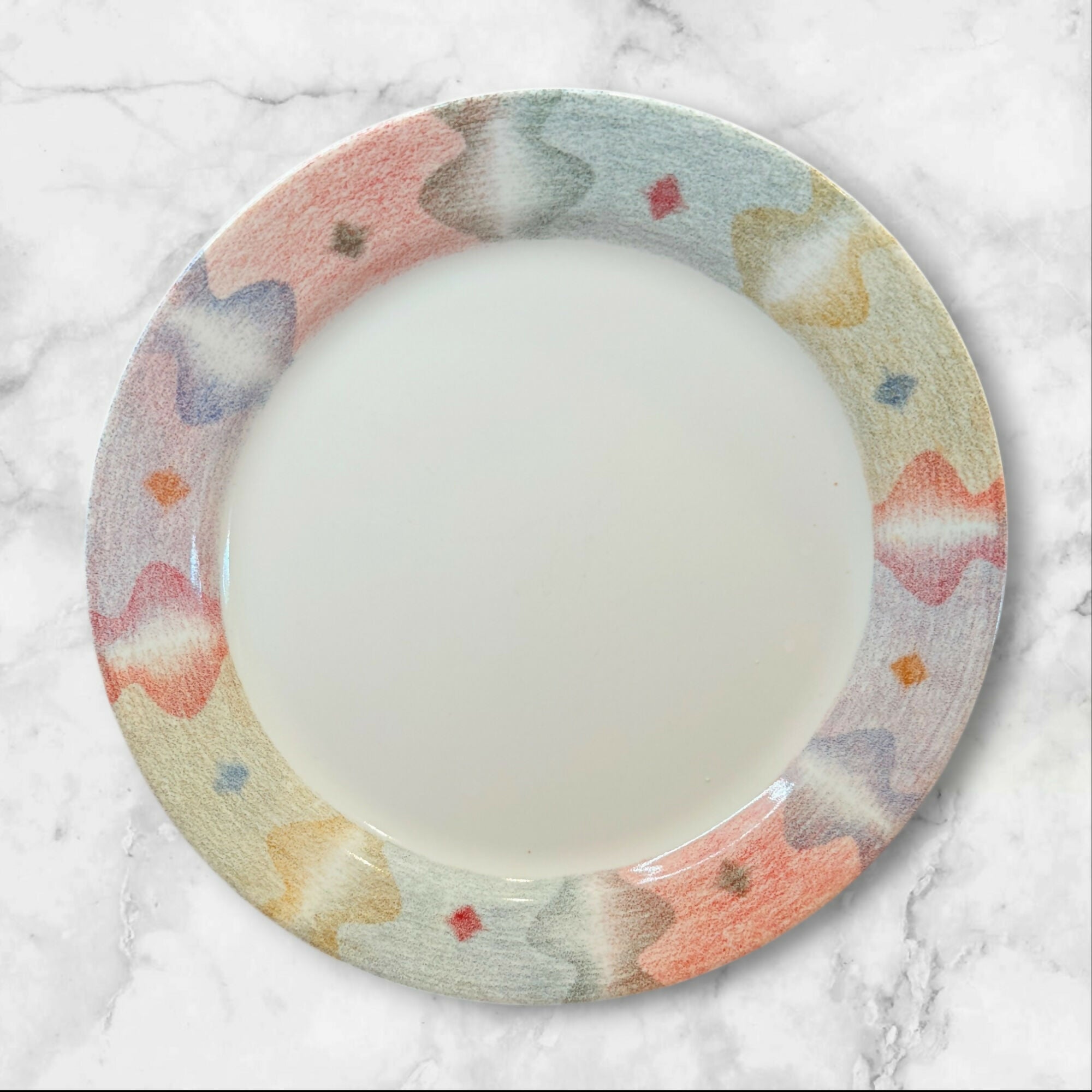 Corelle Mirage Dinner & Salad Plates Set of 7 | Discontinued | Great Condition
