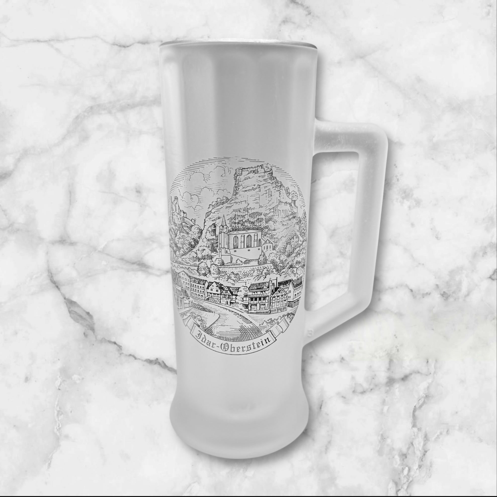 Böckling Germany Frosted Beer Stein Mugs | Set of 4 | Excellent Condition