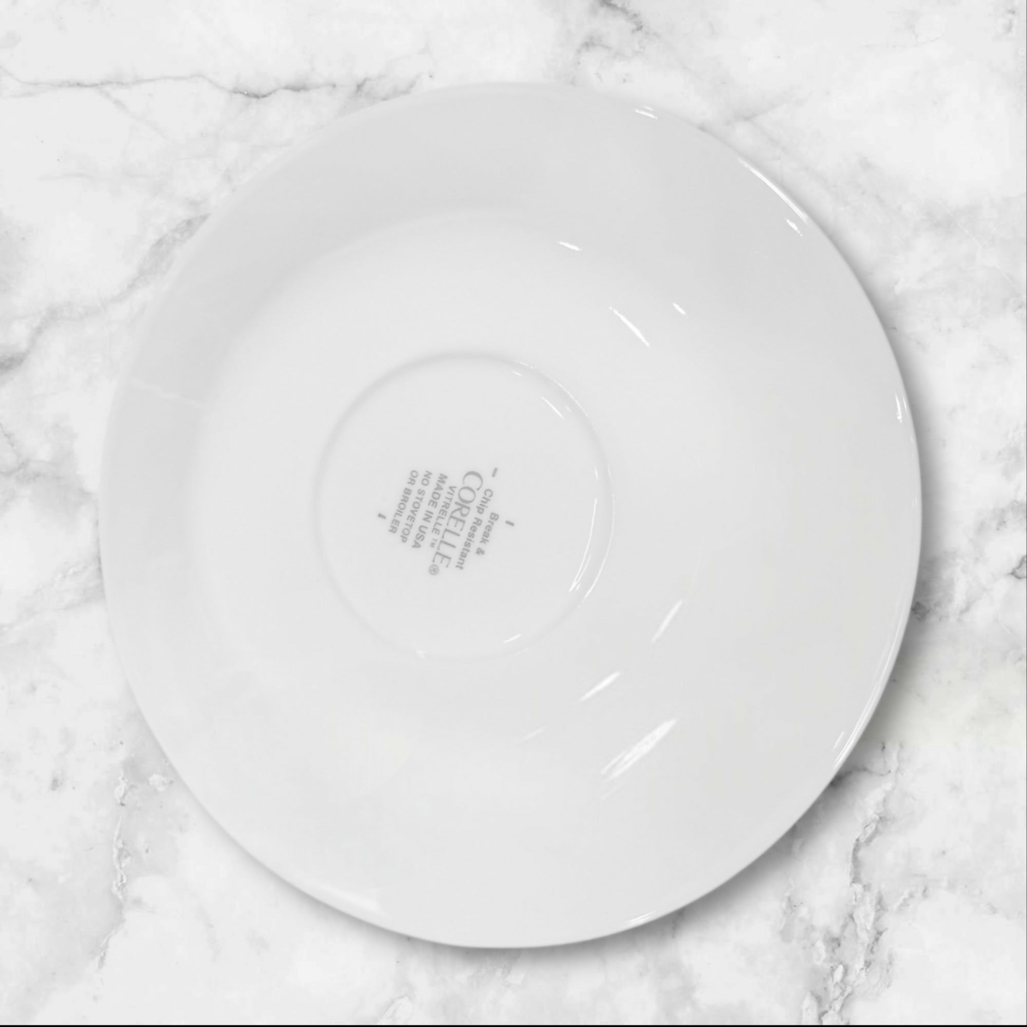 Corelle Enhancements White Saucers | Set of 6 | Excellent Condition