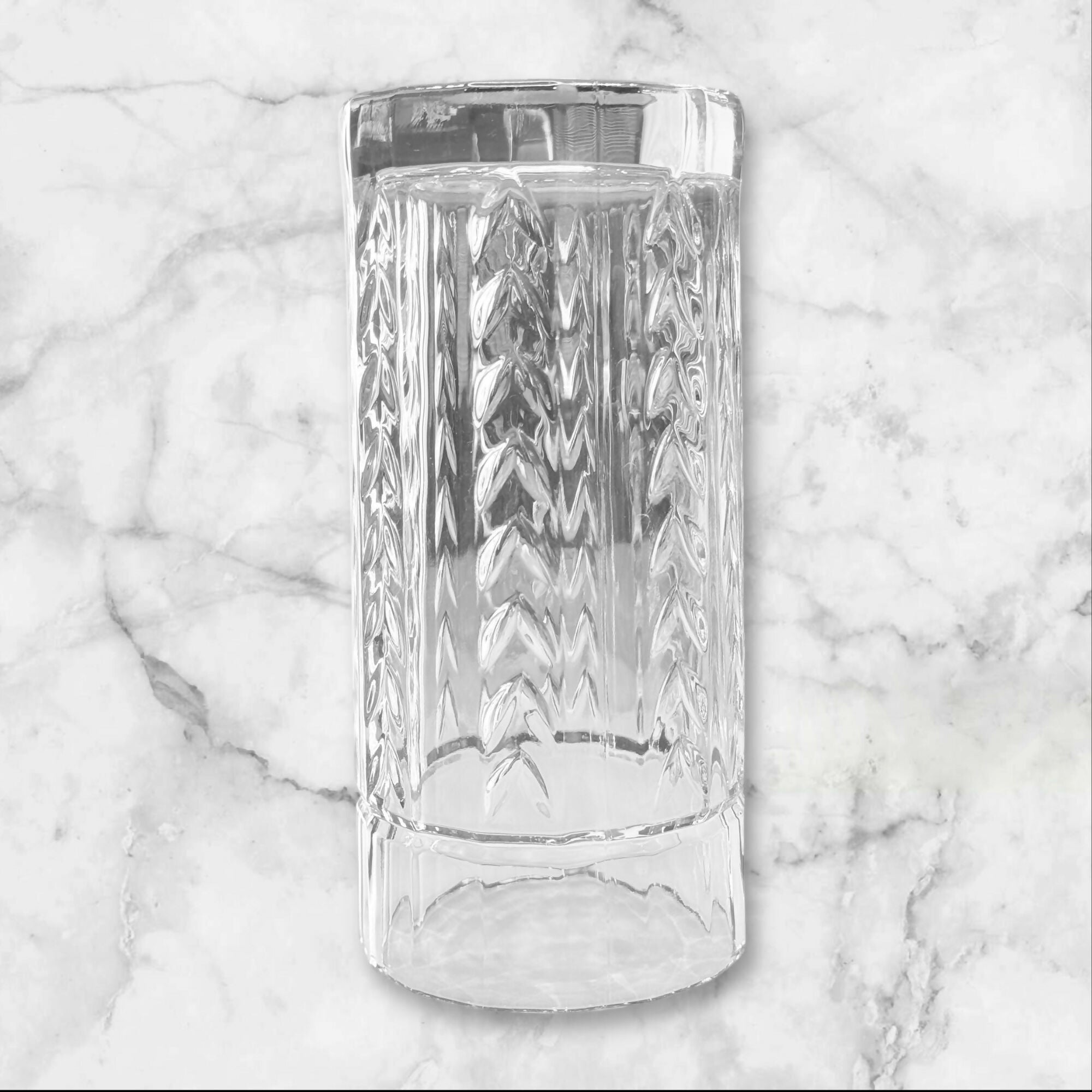 Anchor Hocking Laurel Clear Glass Tumblers | Set of 2 | Excellent Condition