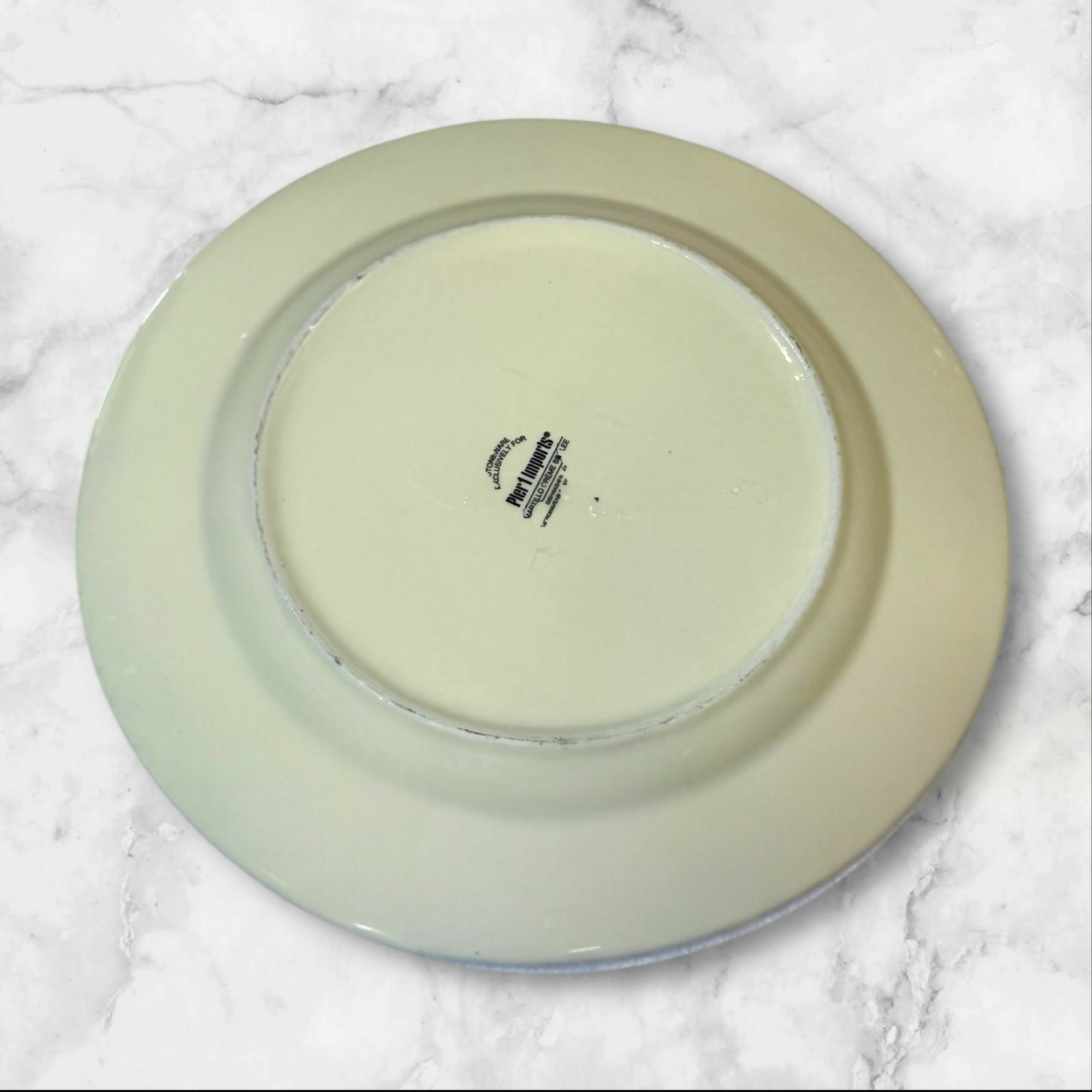Pier 1 Martillo Creme Brulee Dinner Plates | Set of 3 | Gently Used