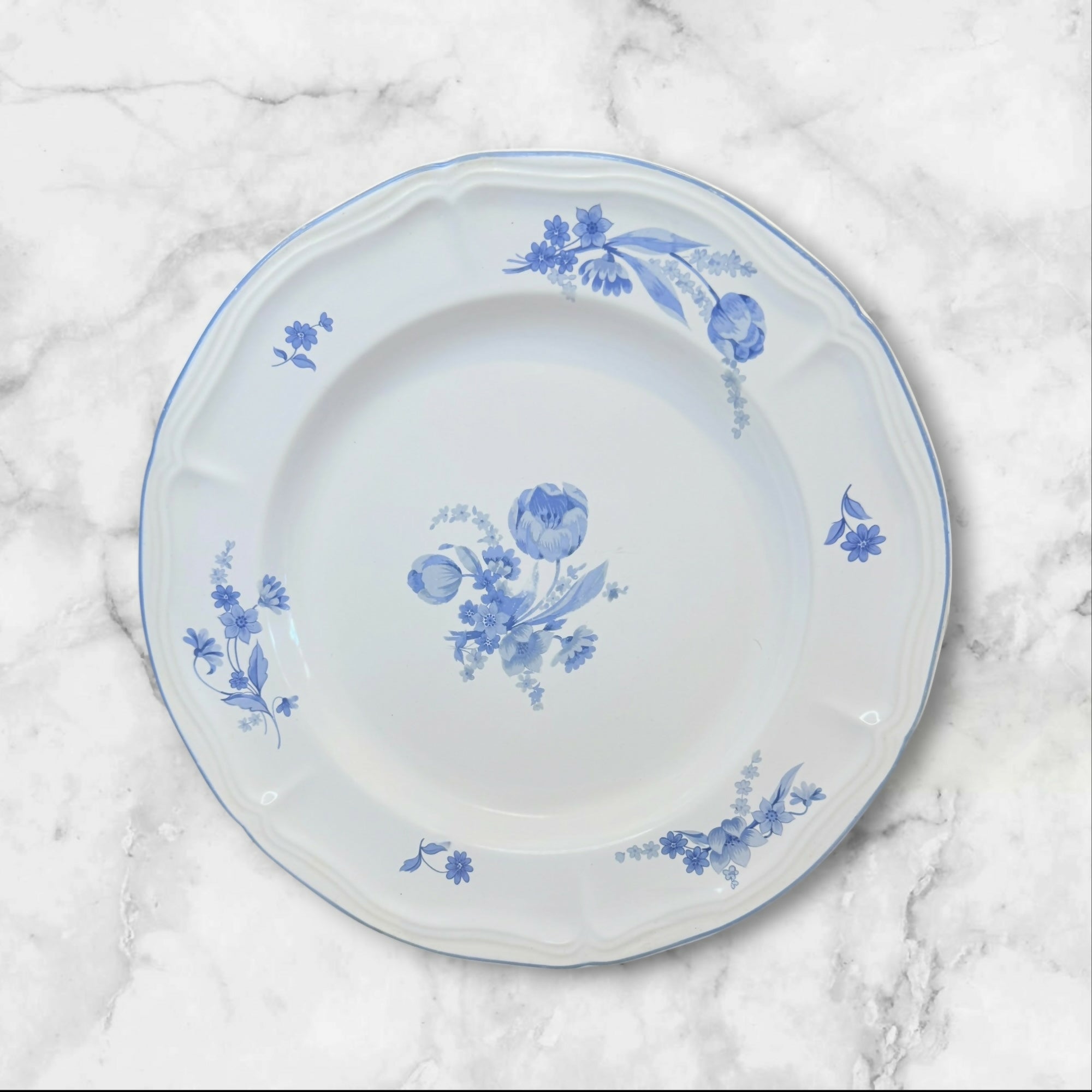 Brick Oven Jardin Bleu Dinner Plates | Set of 3 | Great Condition